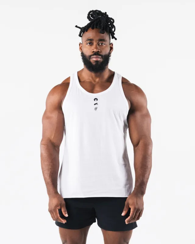 Three Pillar Tank - White sold by Alphalete
