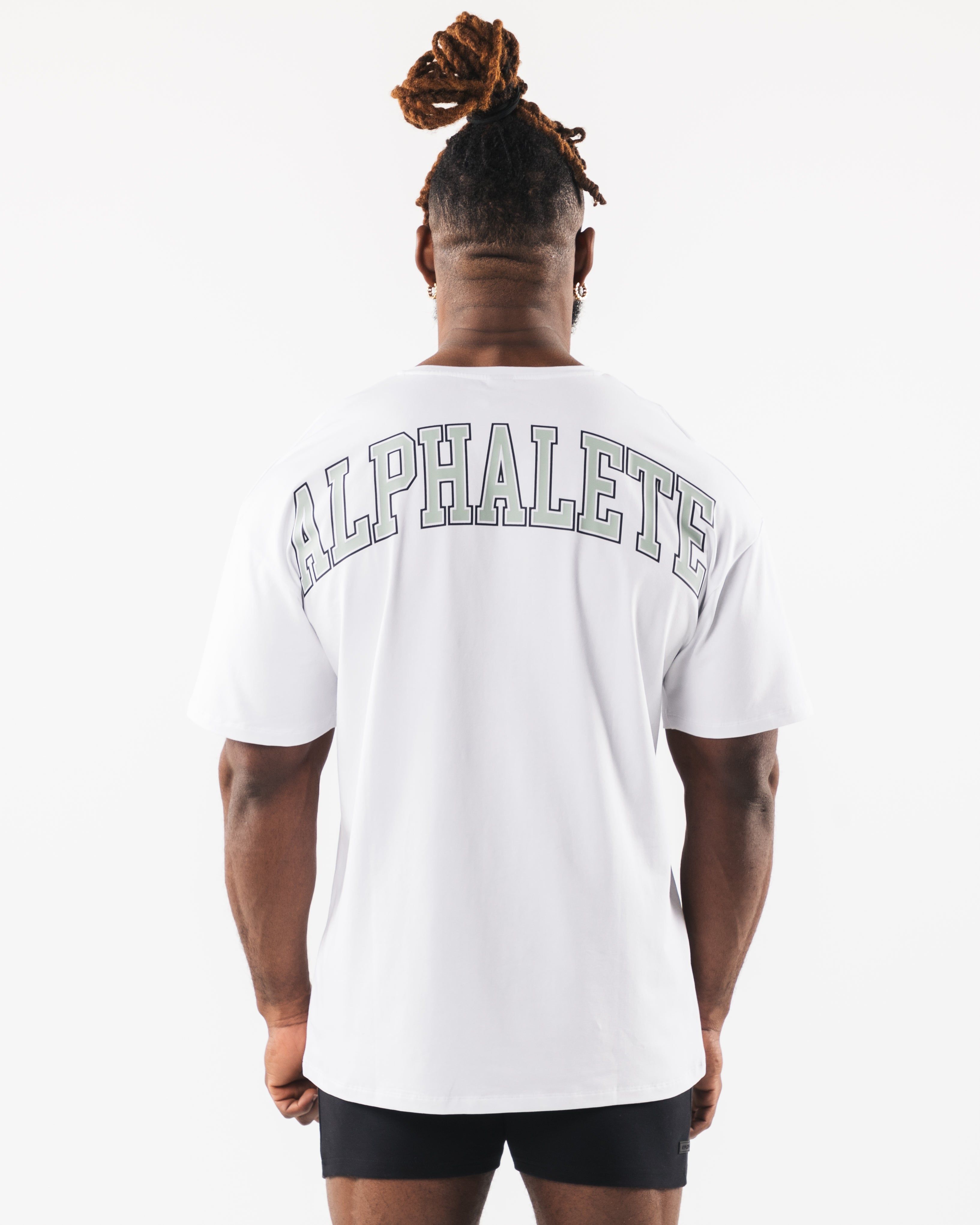 Collegiate Tee - White sold by Alphalete product image thumbnail 4