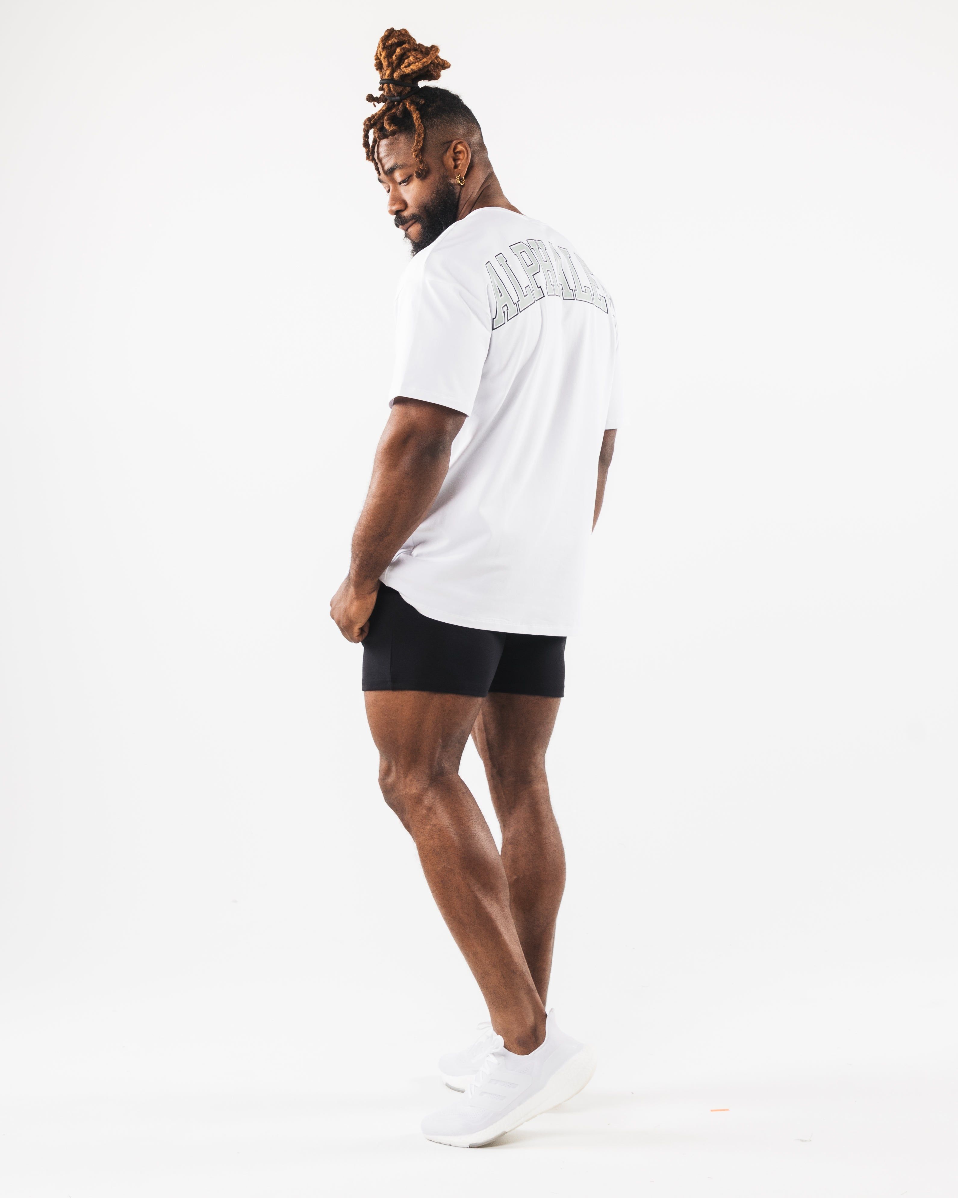 Collegiate Tee - White sold by Alphalete product image thumbnail 2