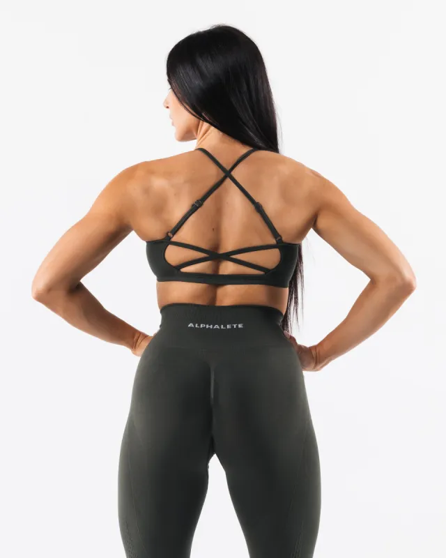 Amplify Back Cross Bra - Mountain Top sold by Alphalete