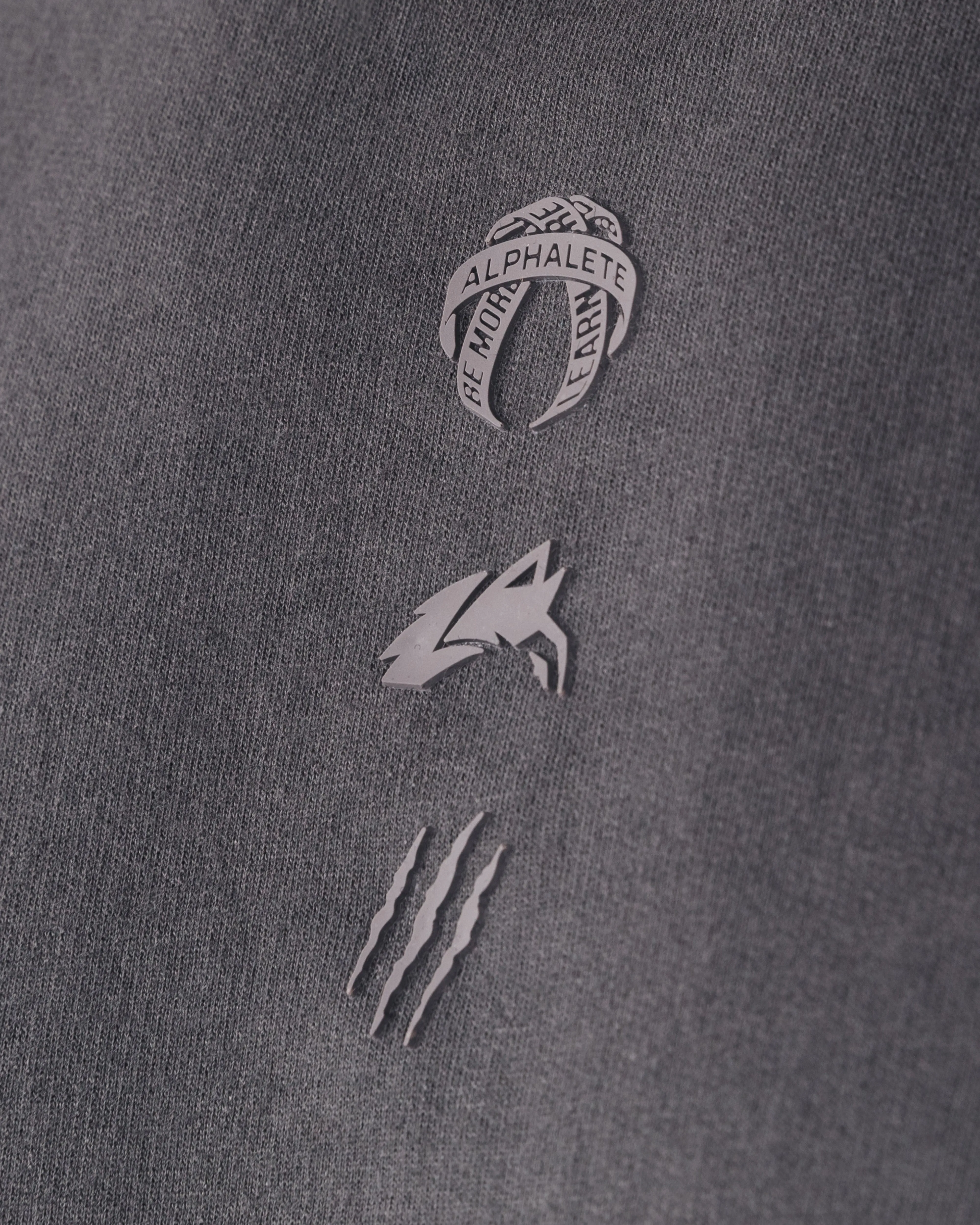 Three Pillar Terry Tee - Pewter sold by Alphalete product image thumbnail 5