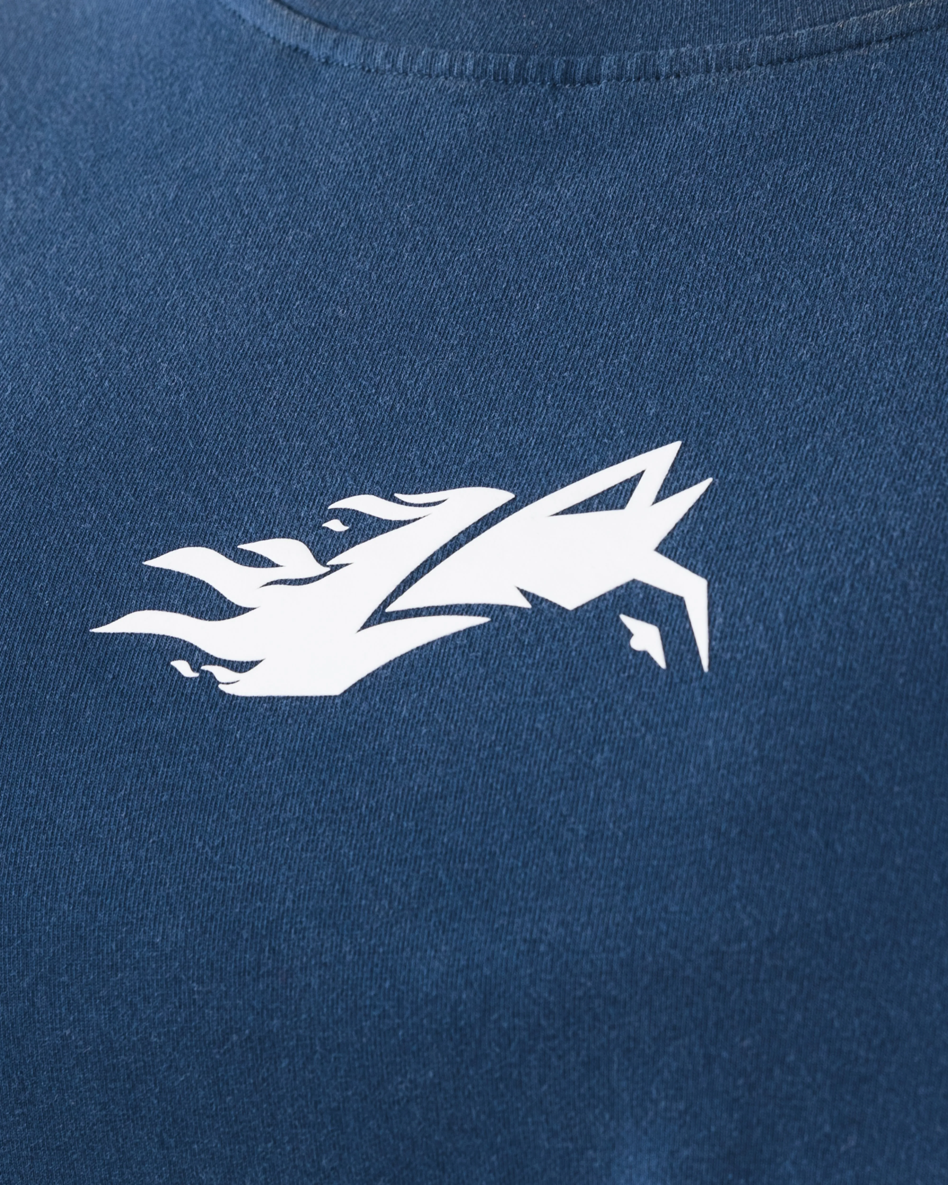 Wolf Crop Tee - Denim sold by Alphalete product image thumbnail 5