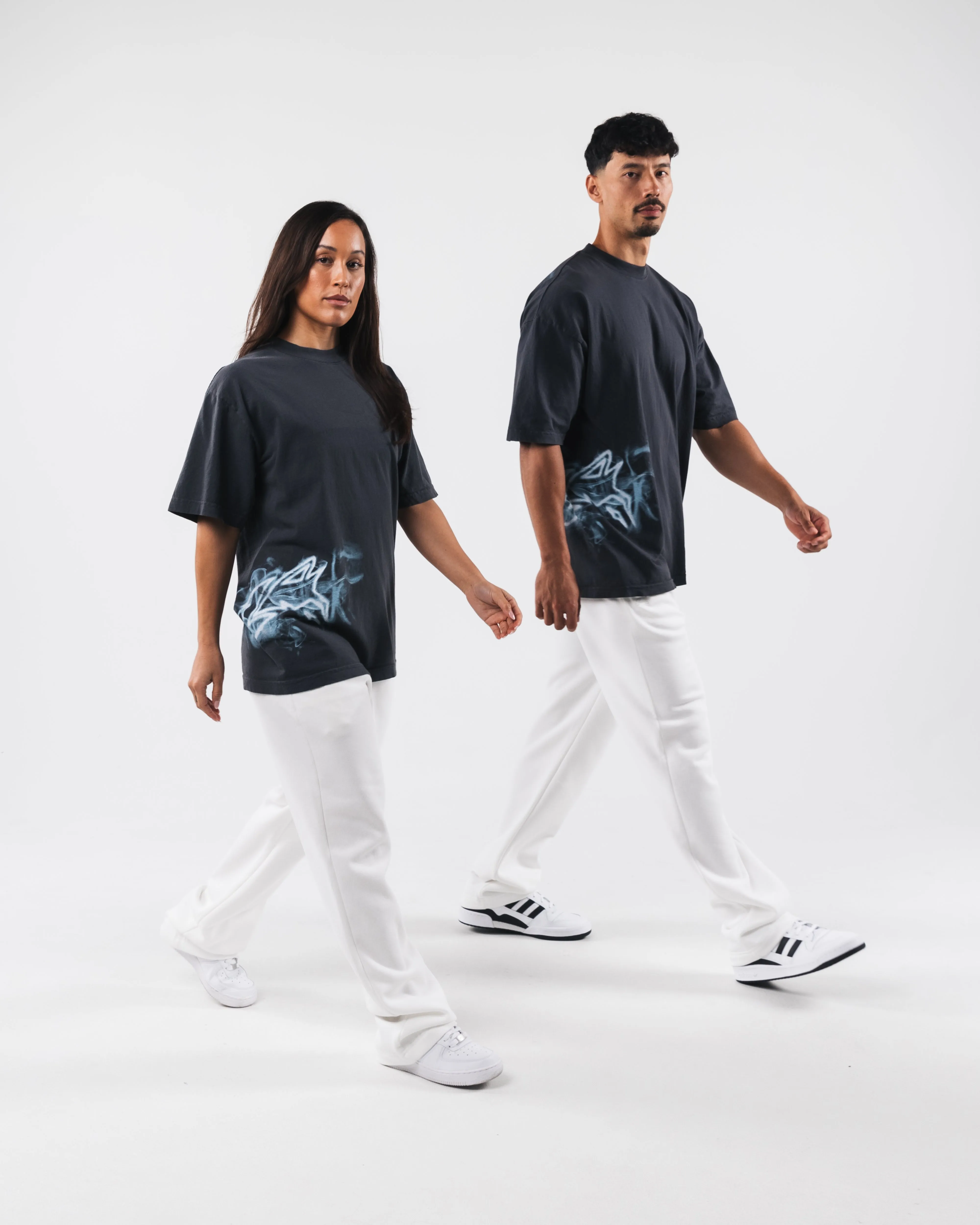 Smoke Tee - Dolphin Blue sold by Alphalete