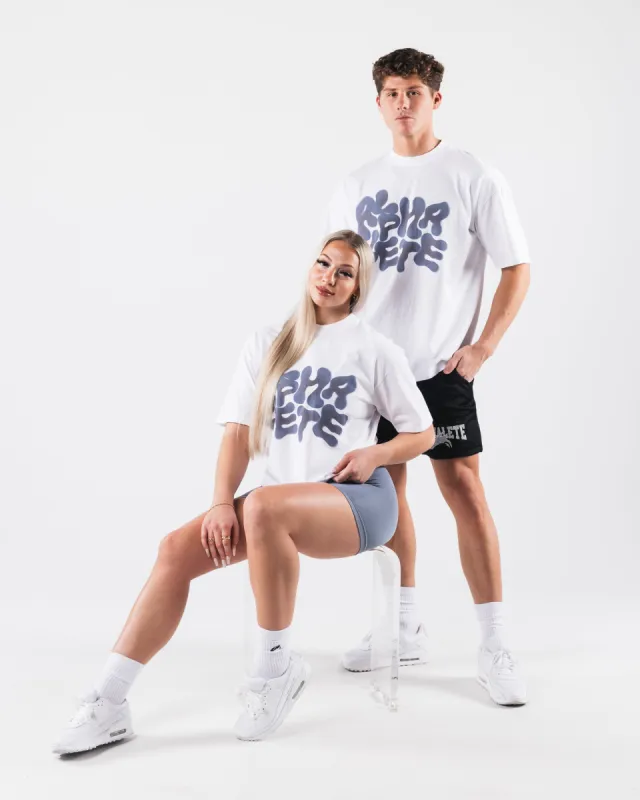 Radial Blur Tee - White sold by Alphalete