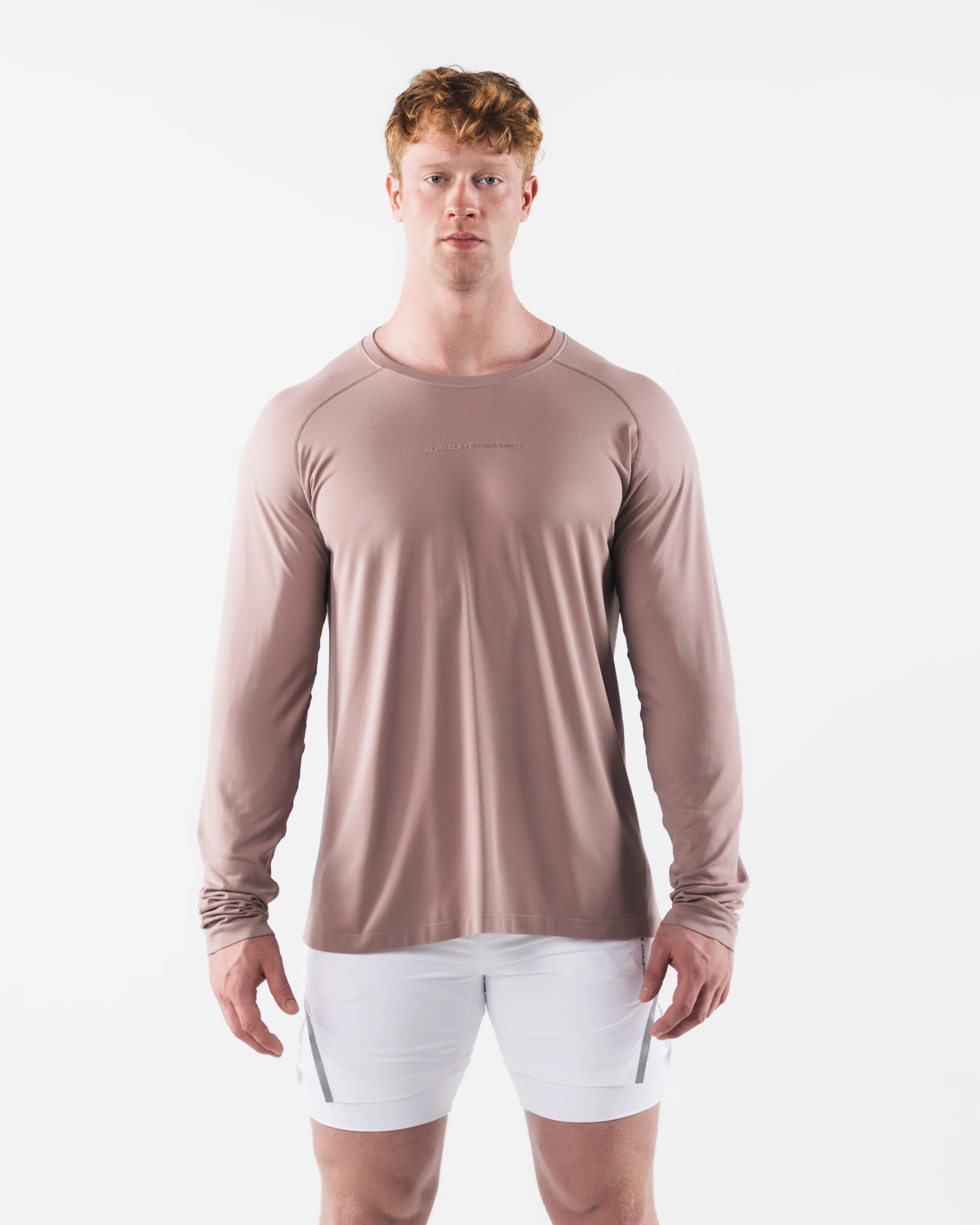 AA Airtech LS Tee - Porcelain sold by Alphalete