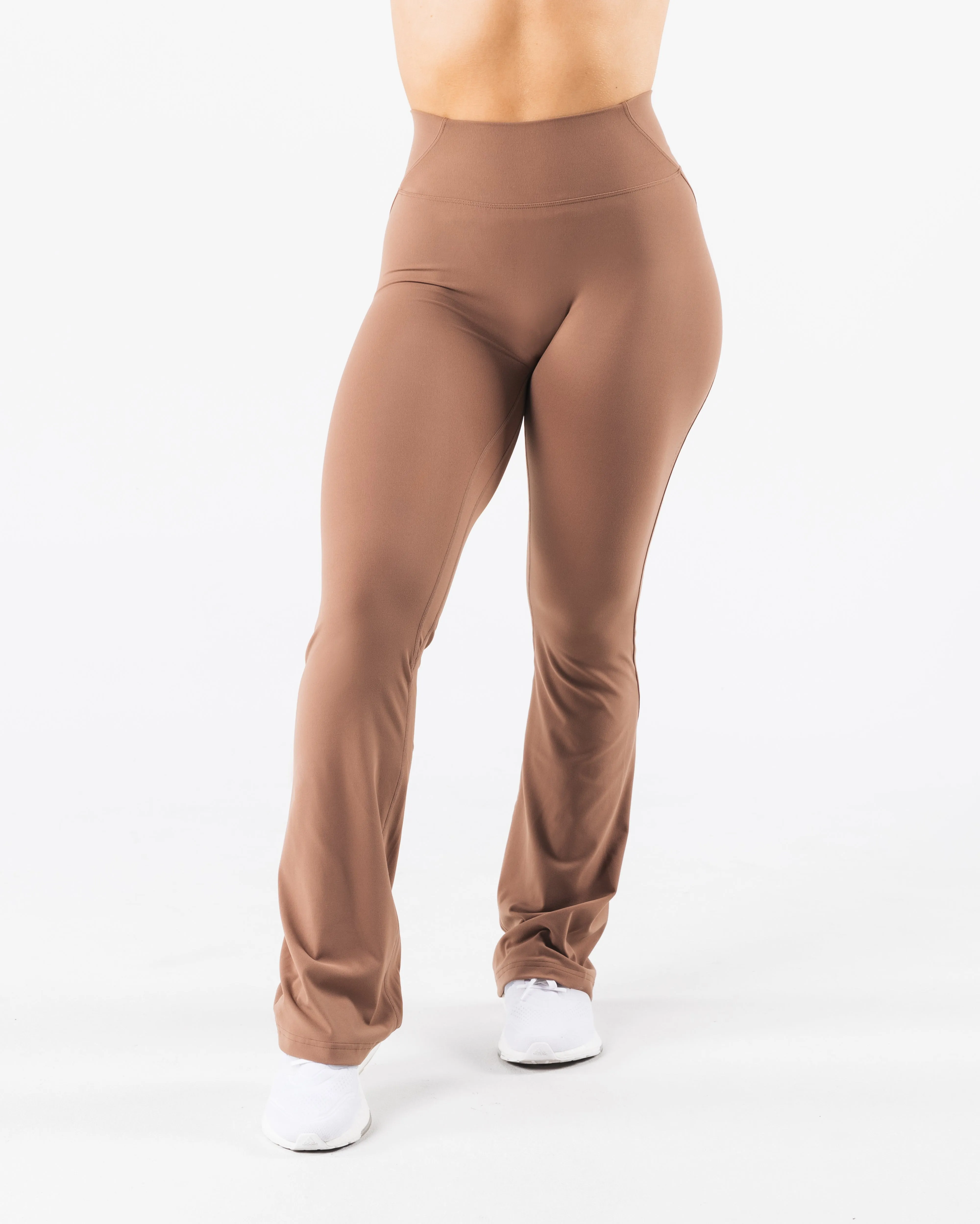 Aura Ultra-High Rise Flared Pant - Oak sold by Alphalete