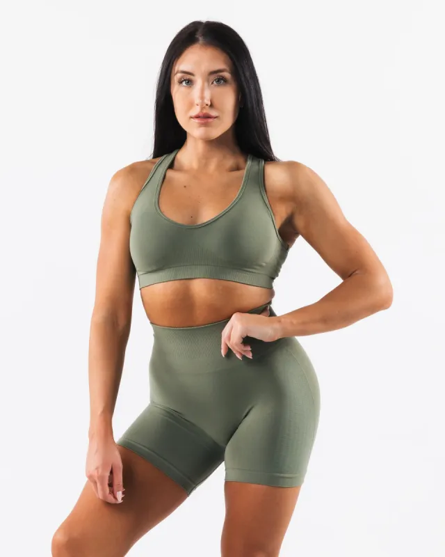 Amplify Contour Bra - Noble Green sold by Alphalete