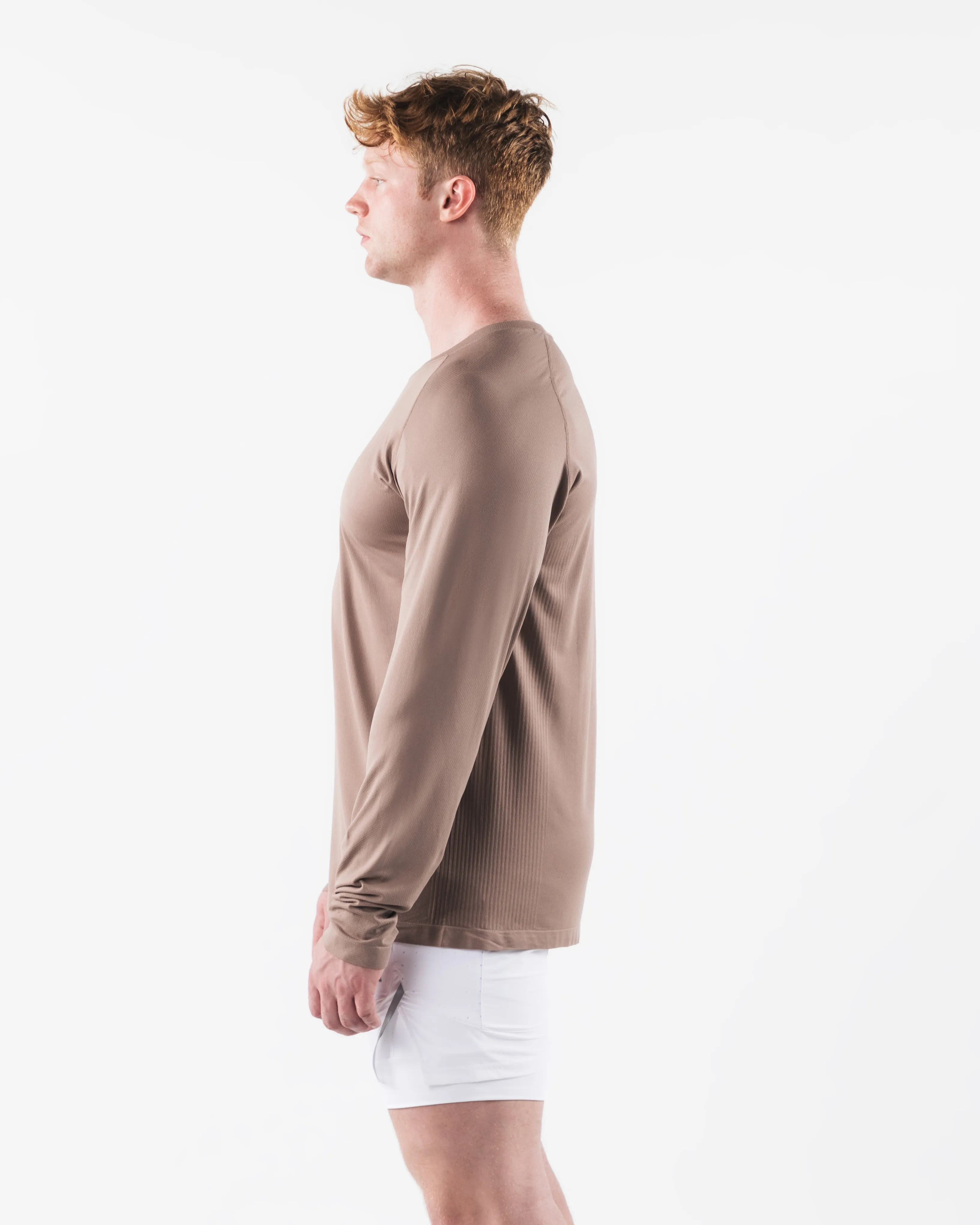 AA Airtech LS Tee - Creamy Beige sold by Alphalete product image thumbnail 3