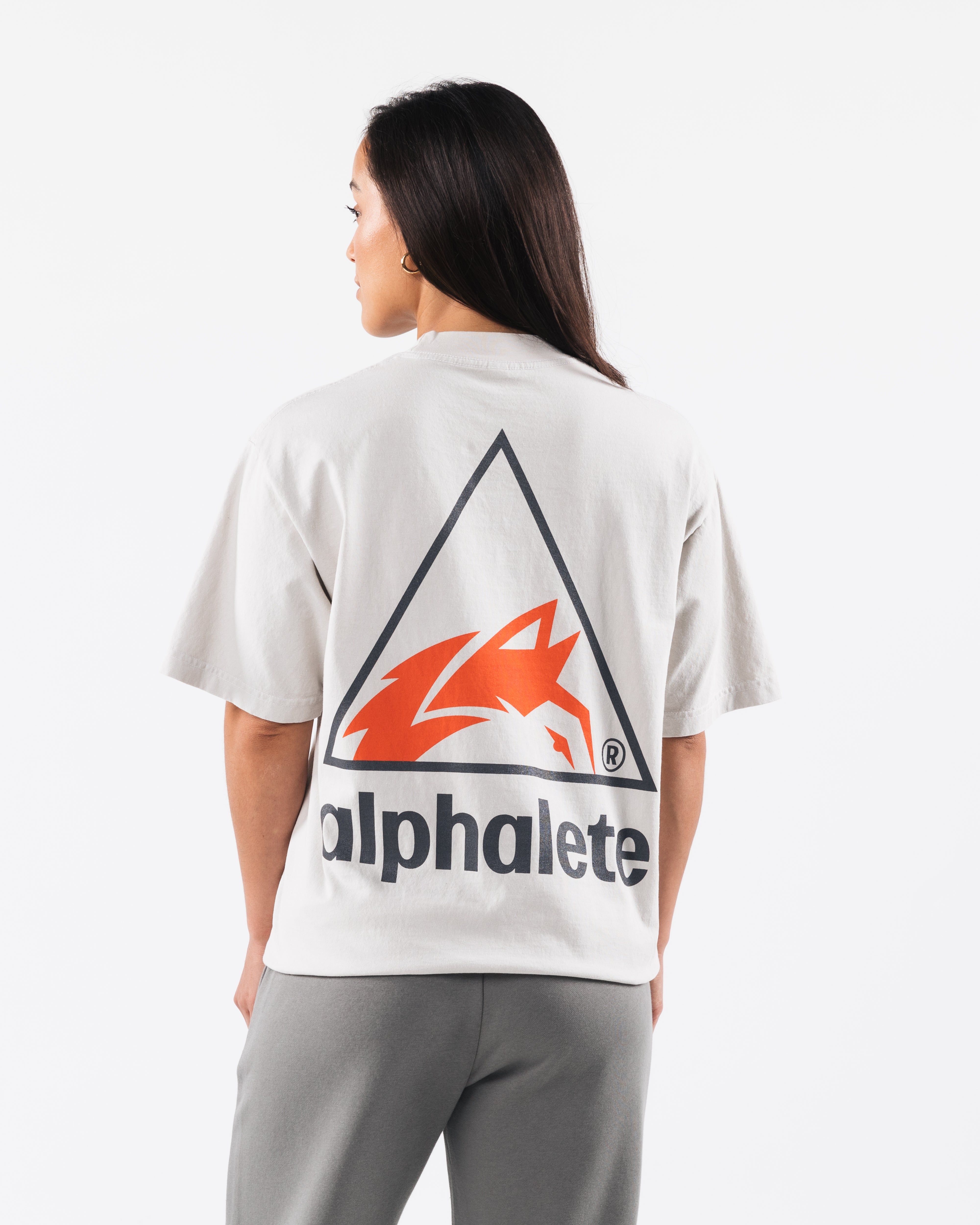 Crest Tee - Cement sold by Alphalete product image thumbnail 4