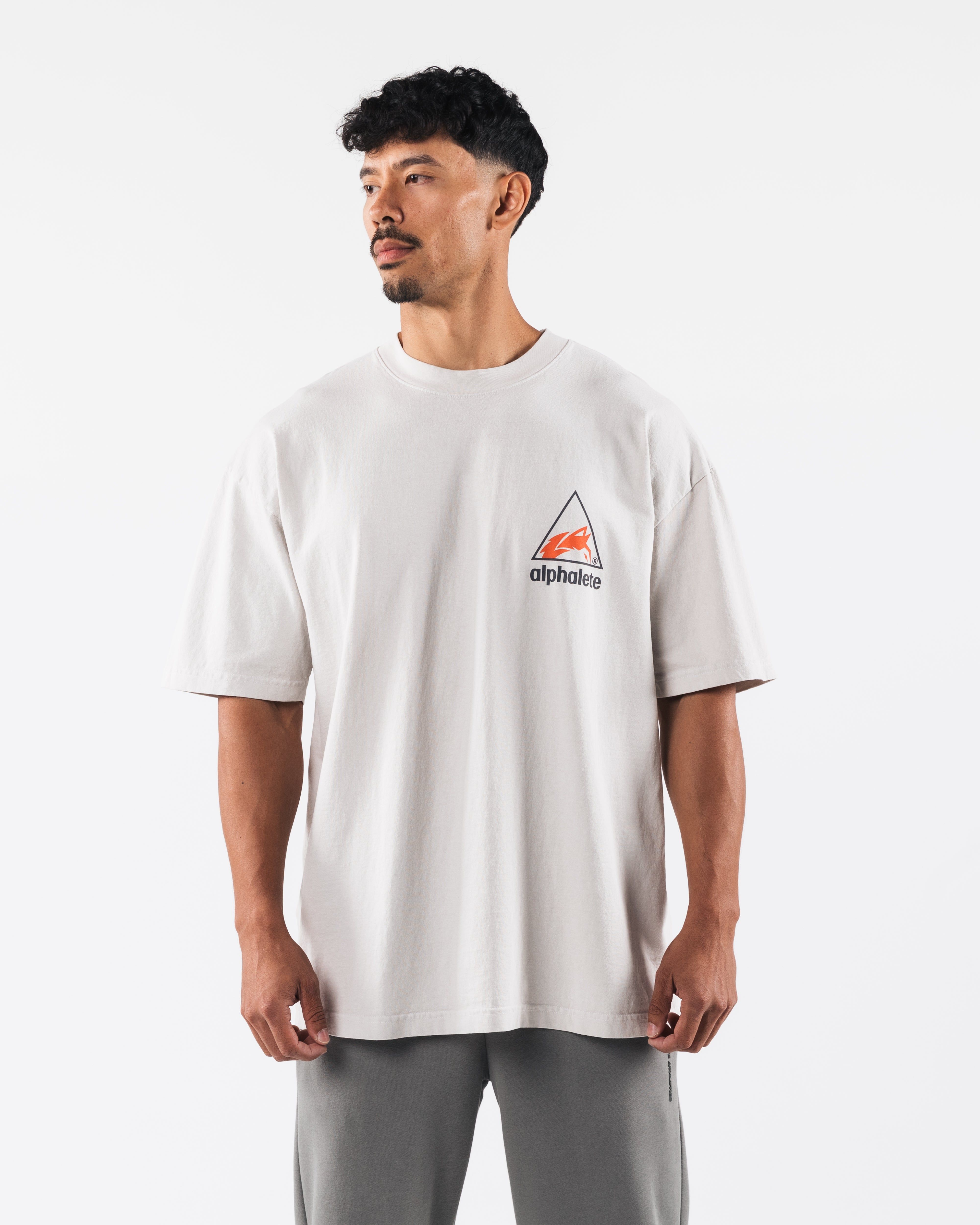 Crest Tee - Cement sold by Alphalete product image thumbnail 5