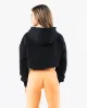 Trilogy Crop Hoodie - Black sold by Alphalete