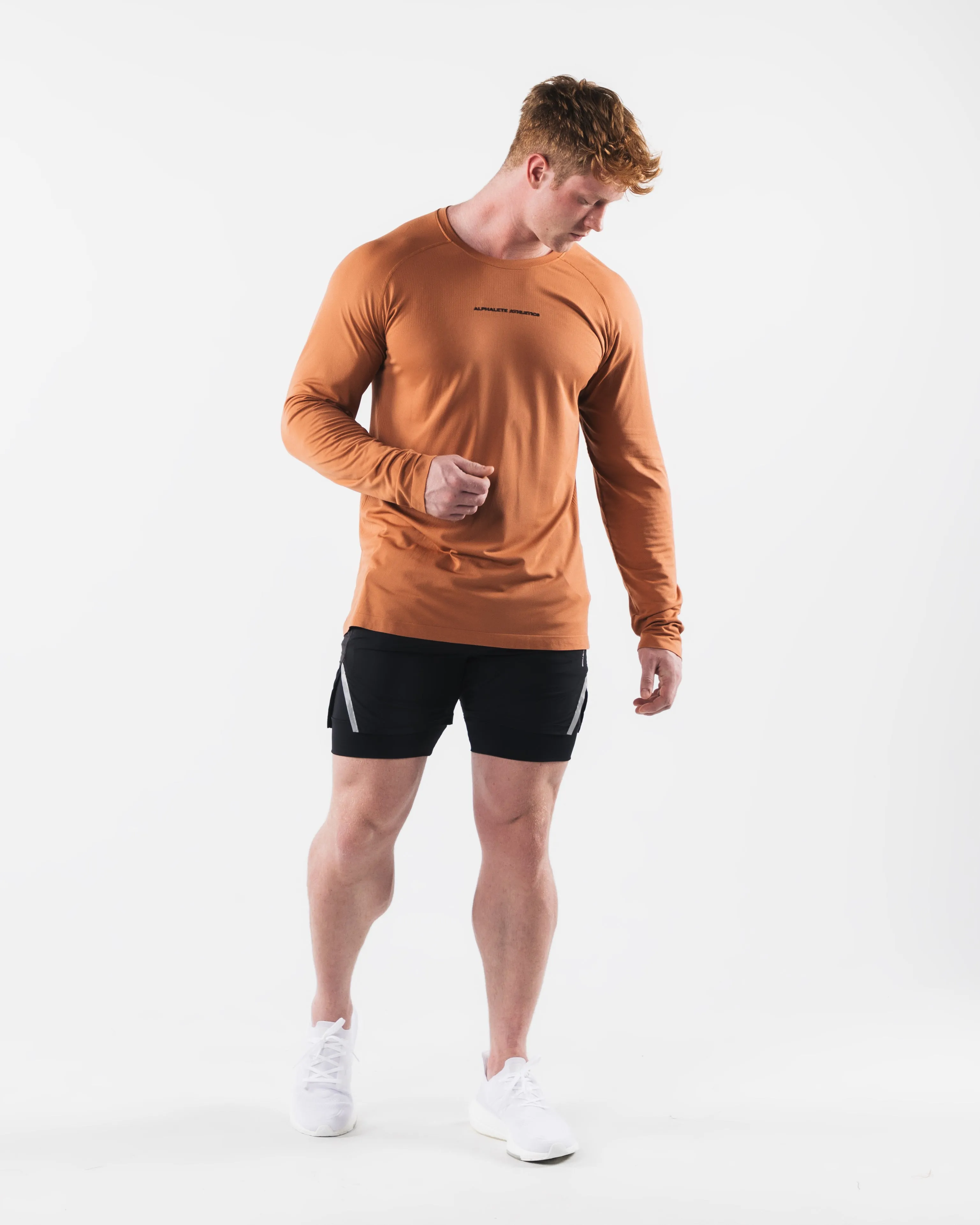 AA Airtech LS Tee - Alloy Orange sold by Alphalete product image thumbnail 2