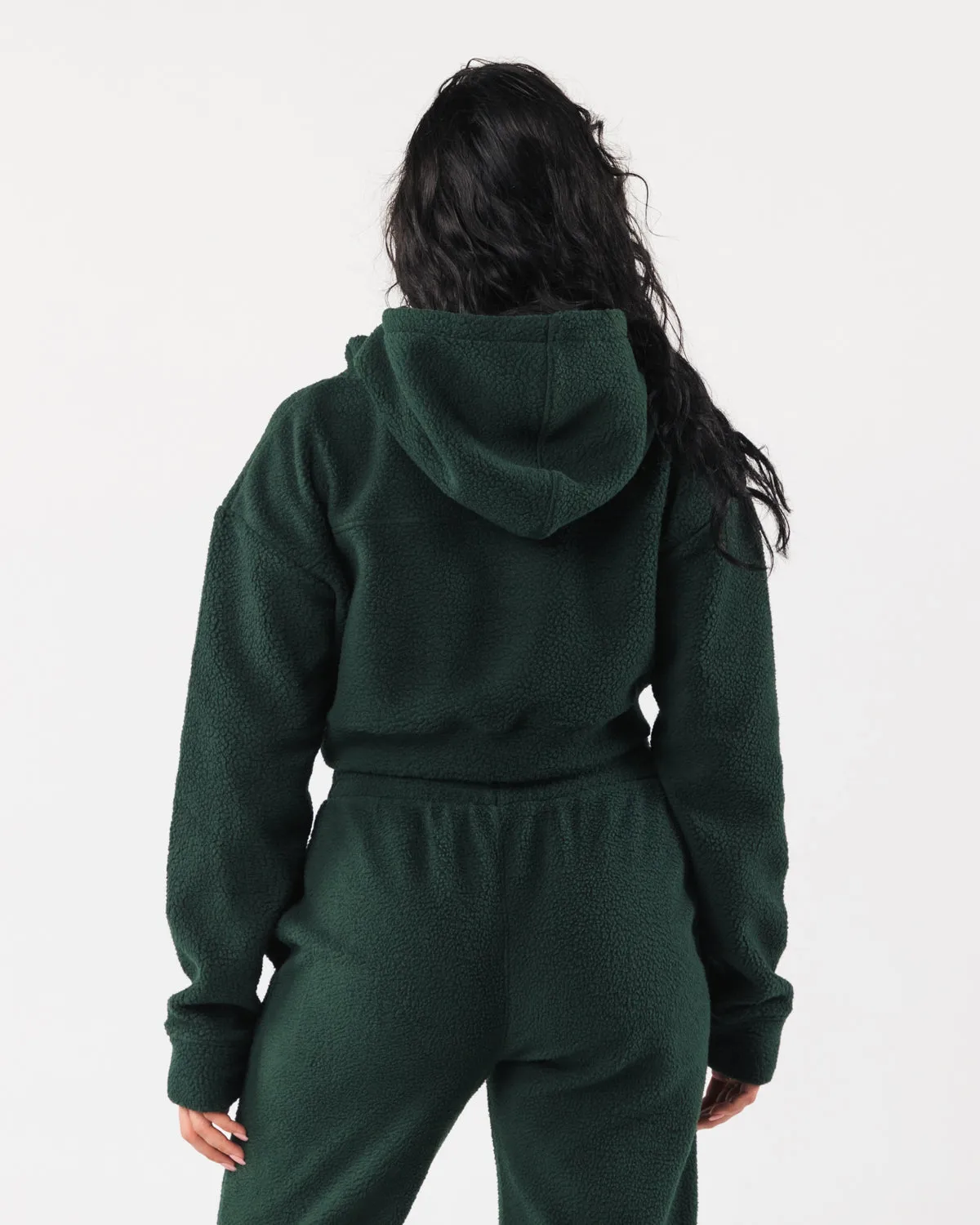 King Crop Hoodie - Evergreen sold by Alphalete product image thumbnail 4
