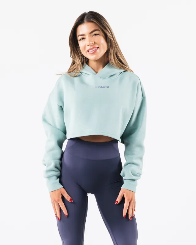 Trilogy Crop Hoodie - Celestial Blue made by Alphalete