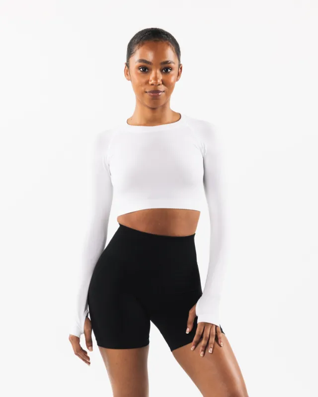 Stratus LS Crop - White sold by Alphalete