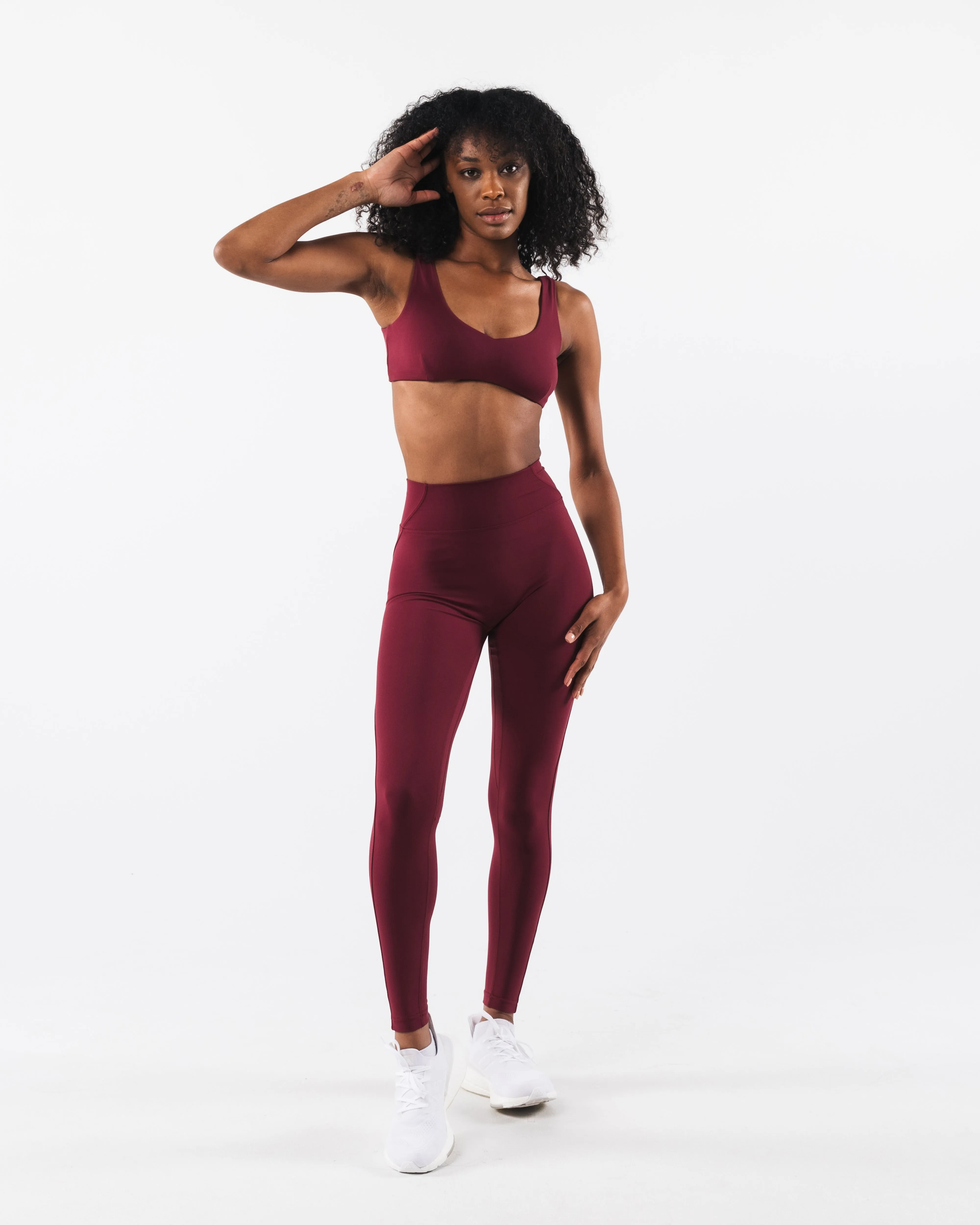 Aura Legging - Cran sold by Alphalete product image thumbnail 2