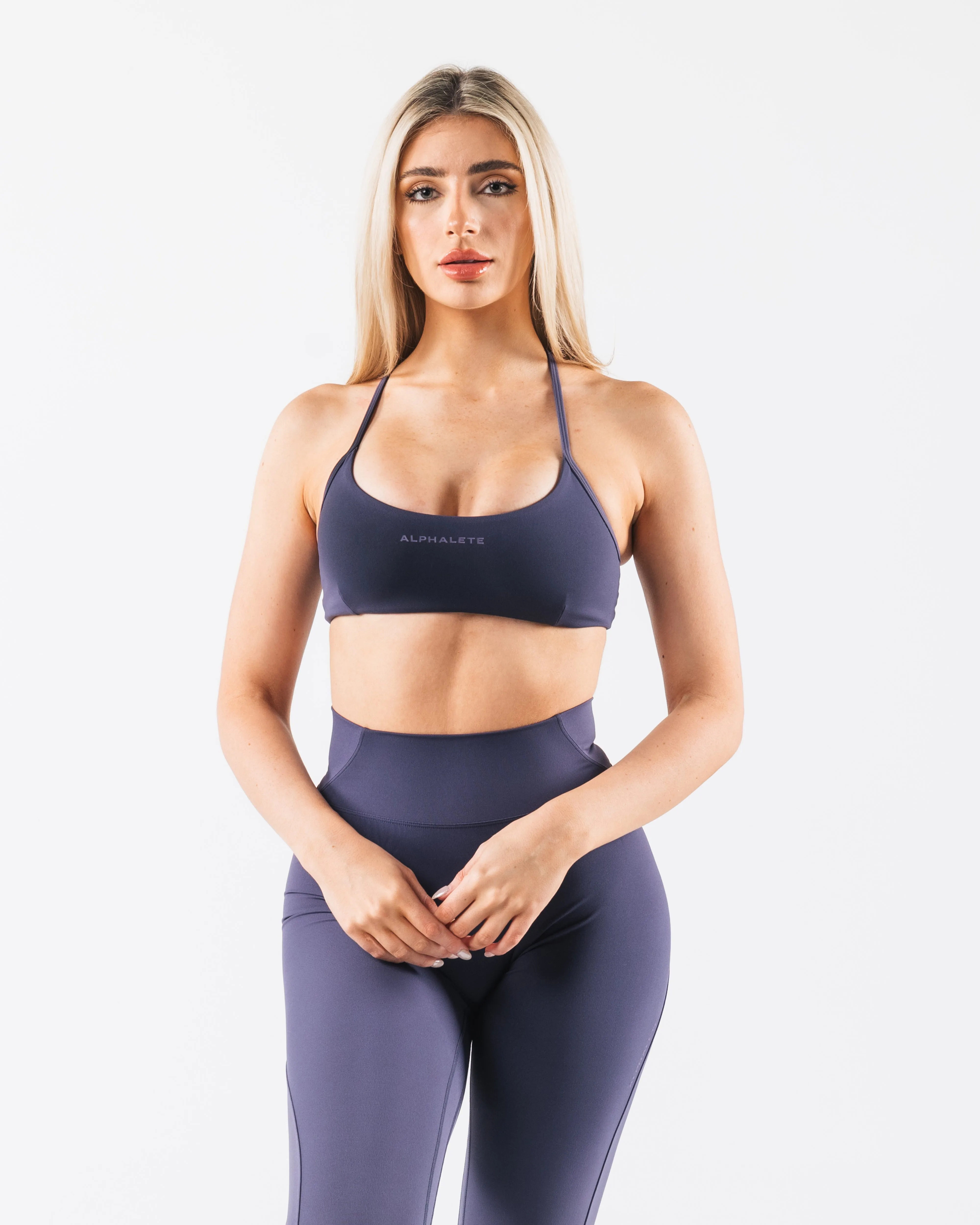 Aura 3 Strap Bra - Aura Blizzard Print sold by Alphalete