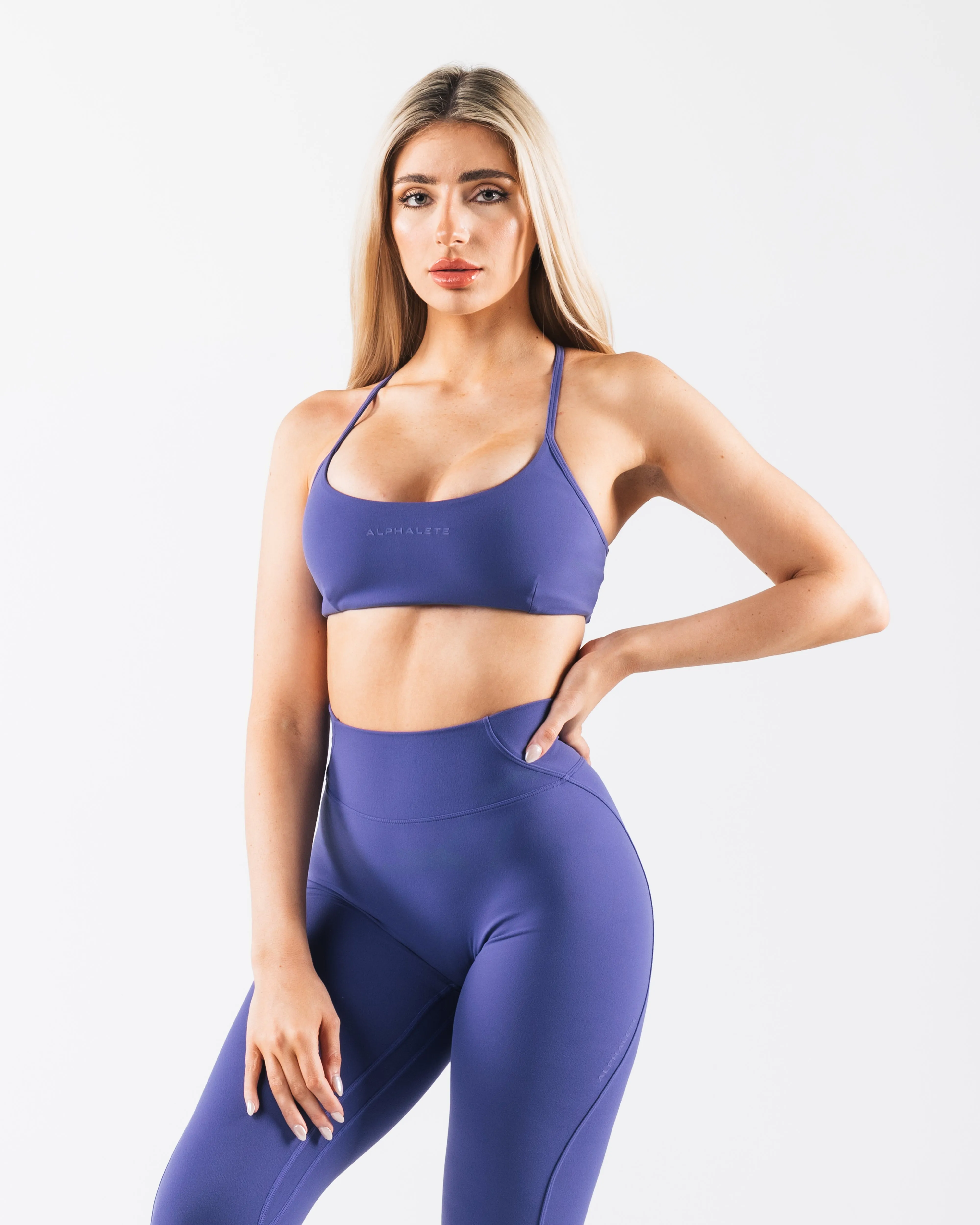 Aura 3 Strap Bra - Arctic Sky sold by Alphalete product image thumbnail 4