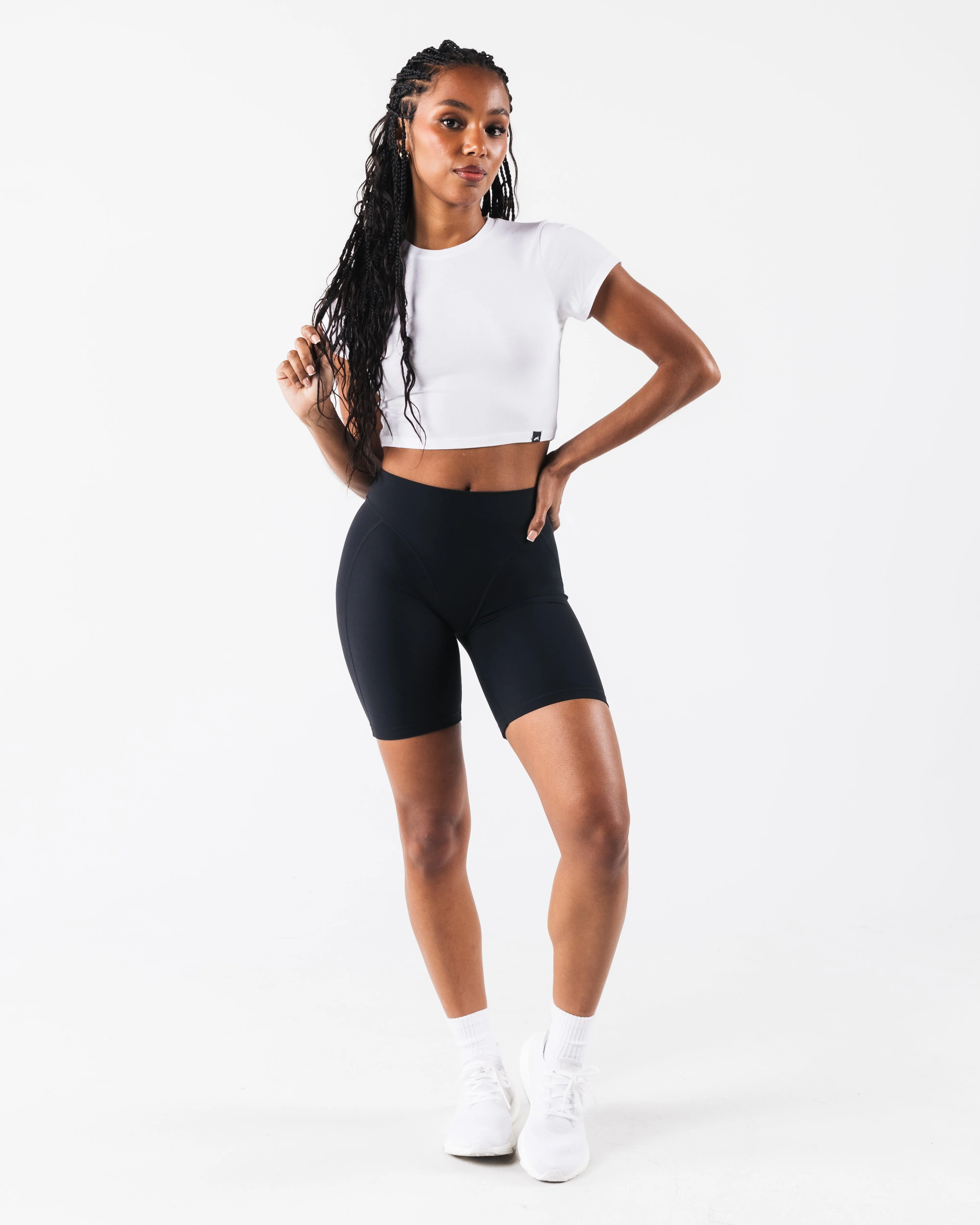 OT Crop Tee - White sold by Alphalete product image thumbnail 2