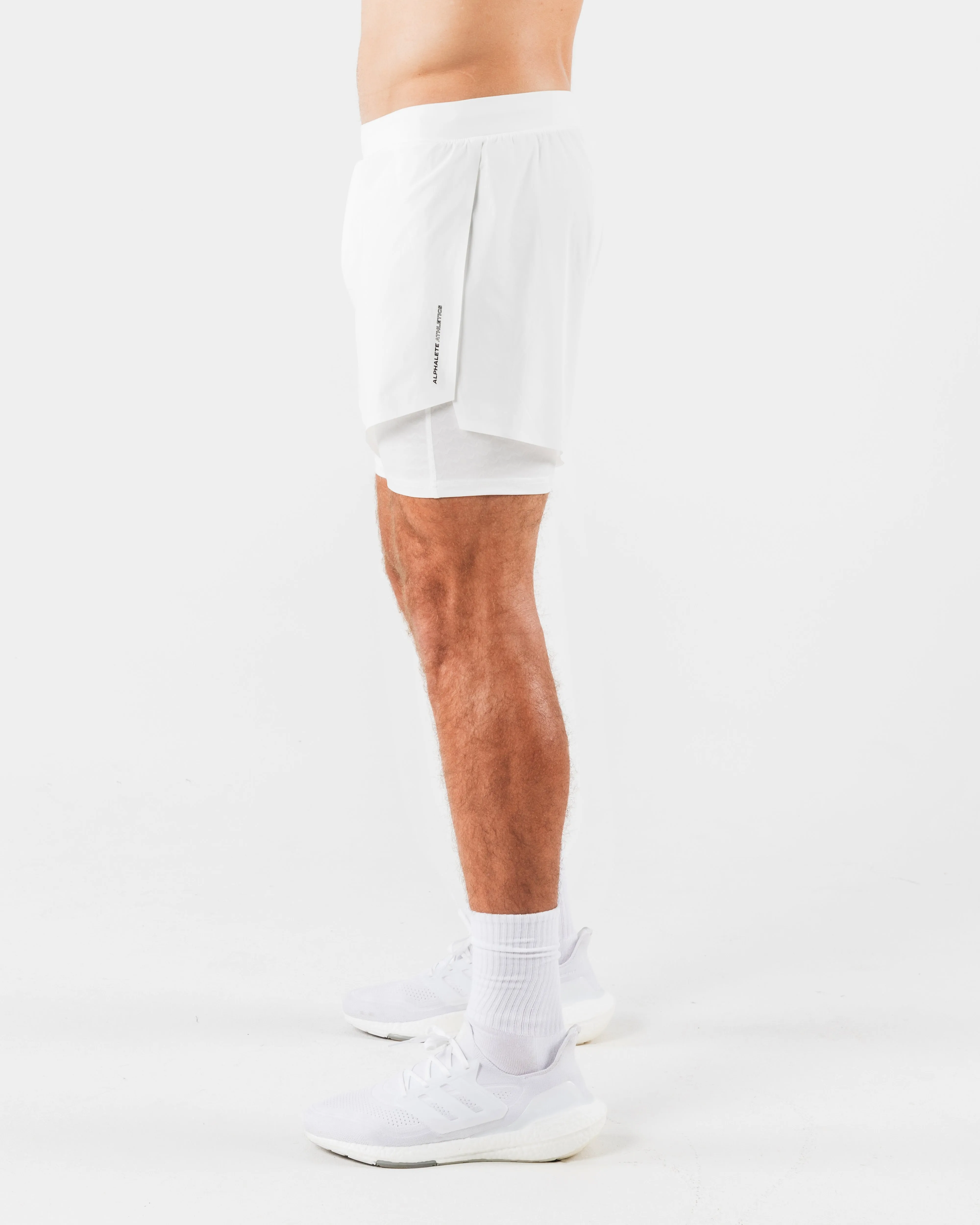 Flex Short - White sold by Alphalete product image thumbnail 3