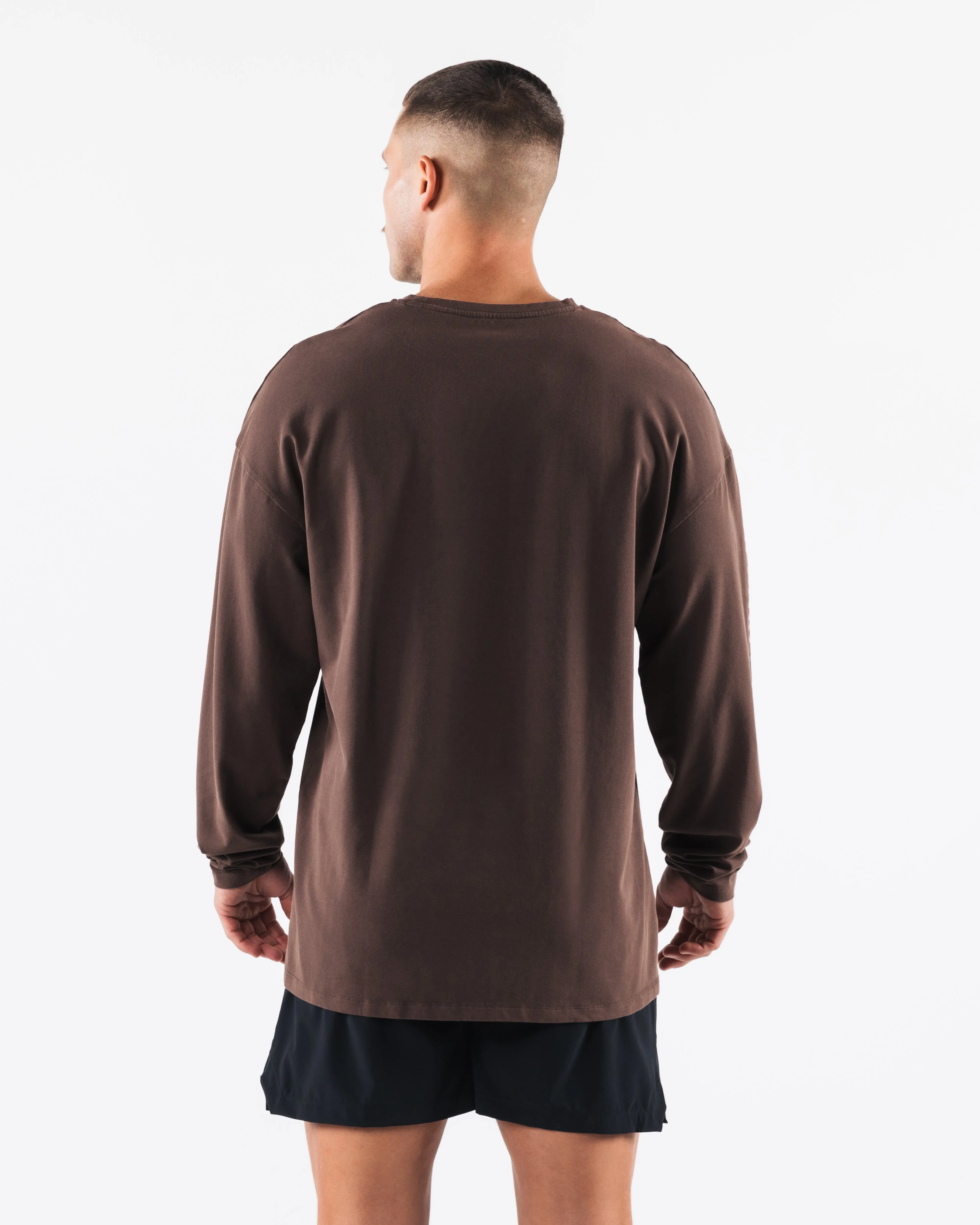 Breathe More LS Tee - Cashmere sold by Alphalete product image thumbnail 4