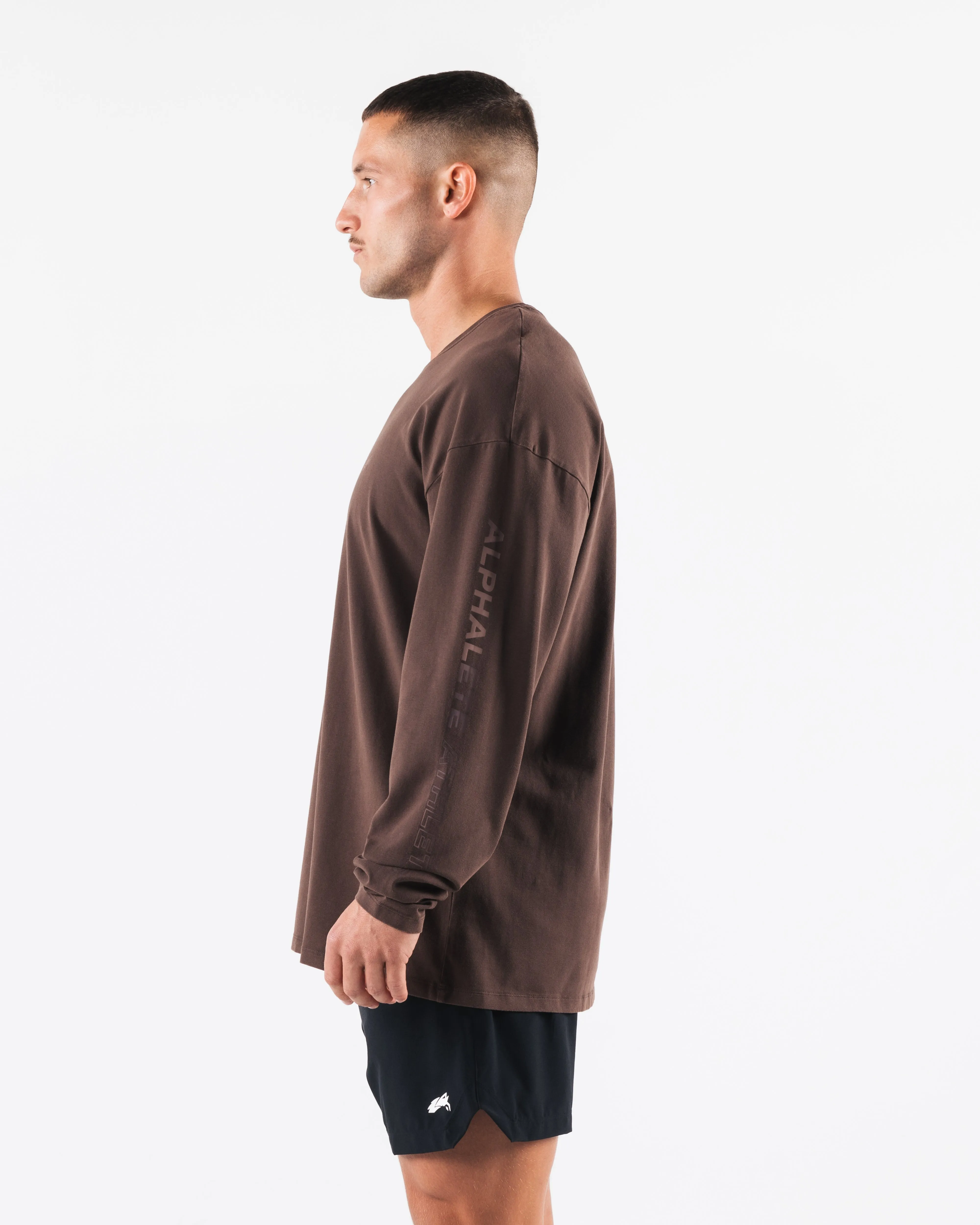 Breathe More LS Tee - Cashmere sold by Alphalete product image thumbnail 3