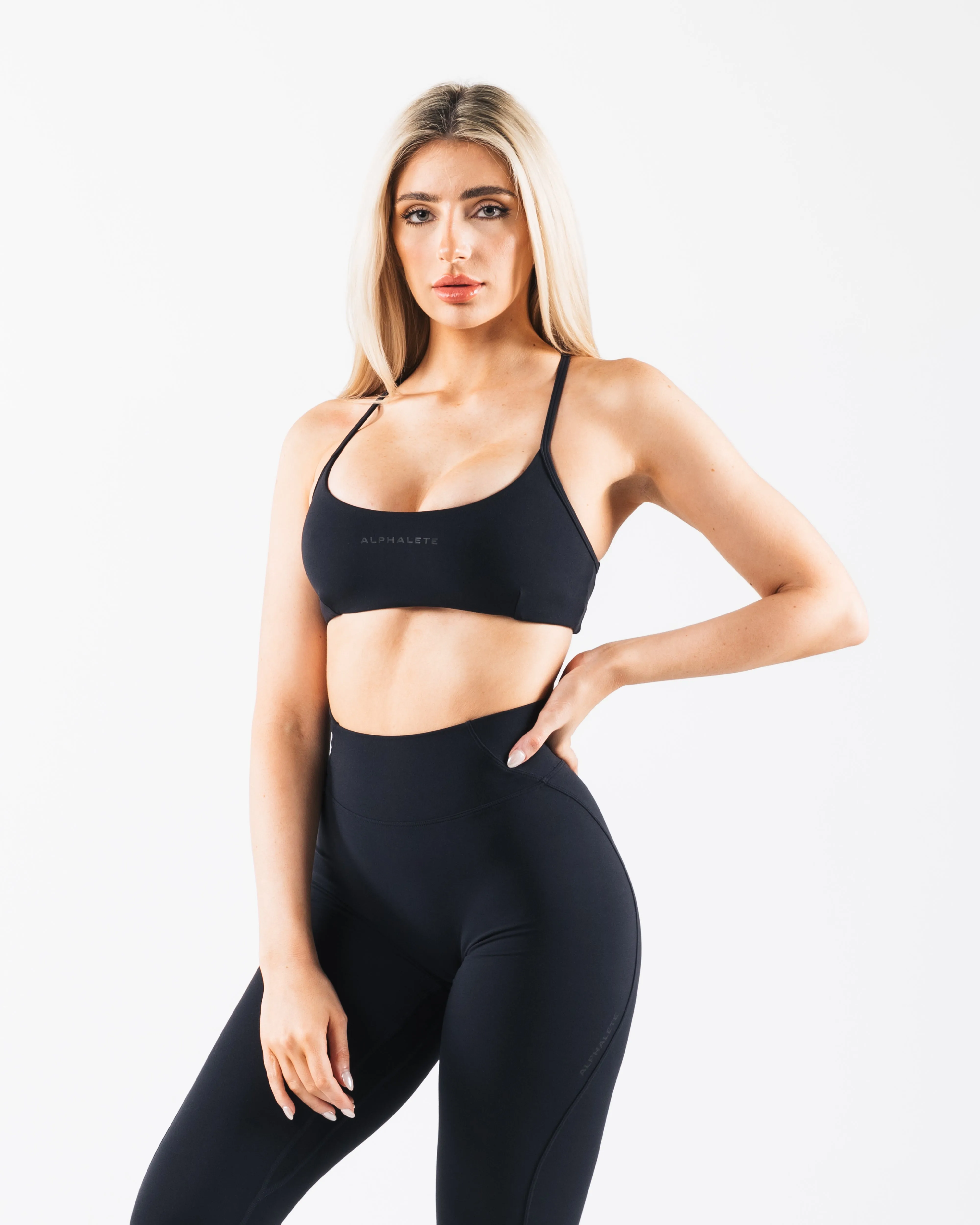 Aura 3 Strap Bra - Black sold by Alphalete product image thumbnail 4