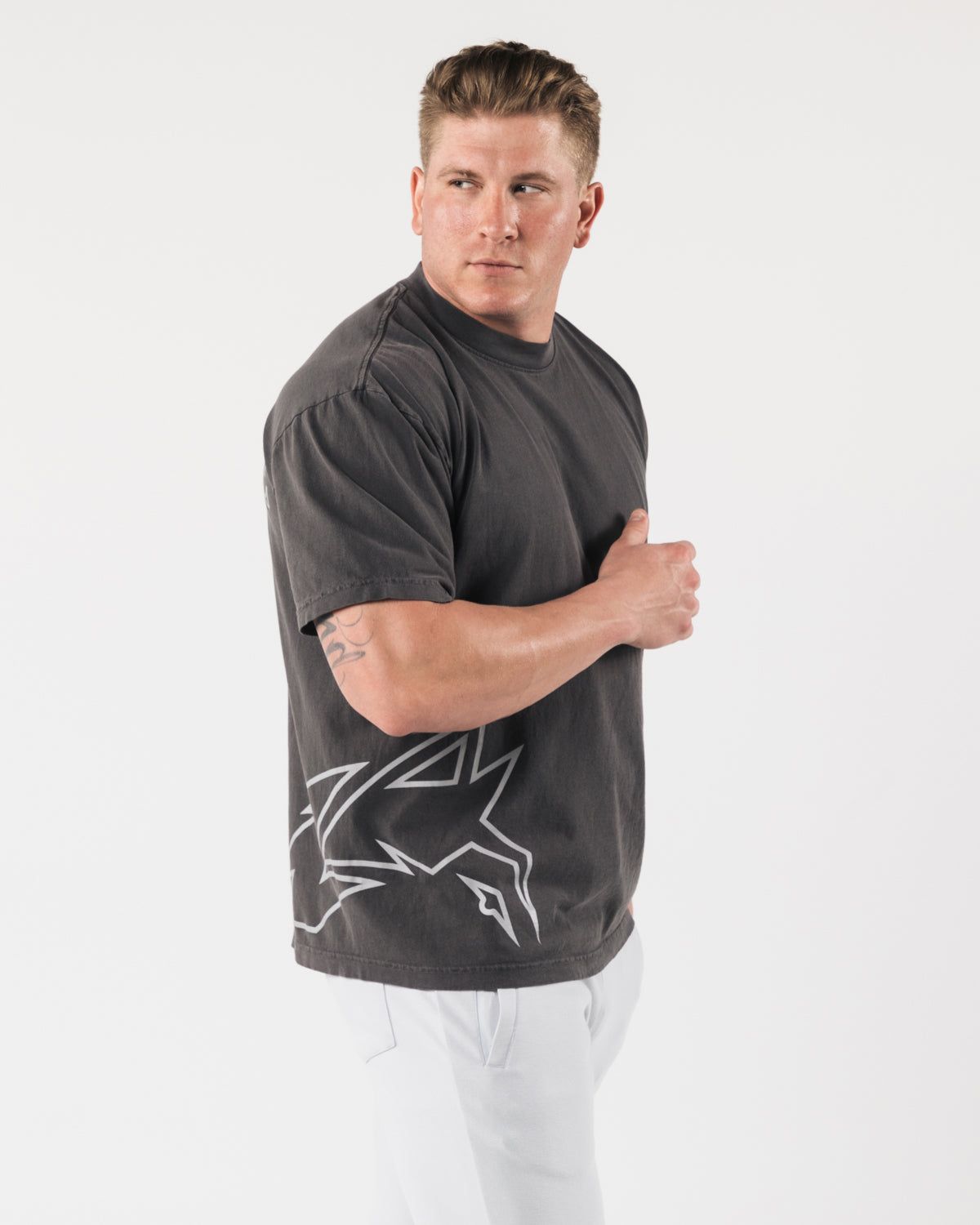 Giant Wolf Head Tee - Vintage Black sold by Alphalete product image thumbnail 3