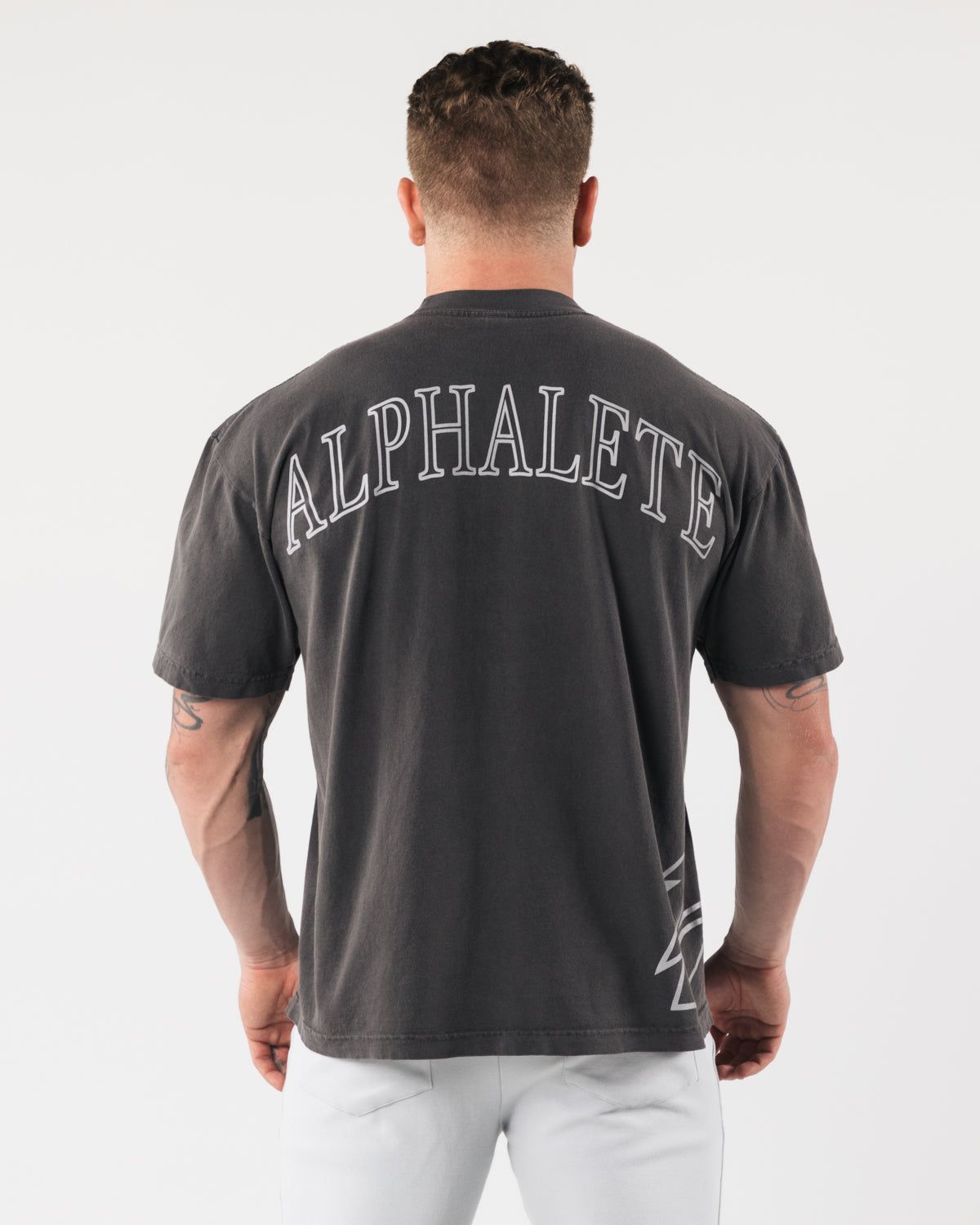 Giant Wolf Head Tee - Vintage Black sold by Alphalete product image thumbnail 4