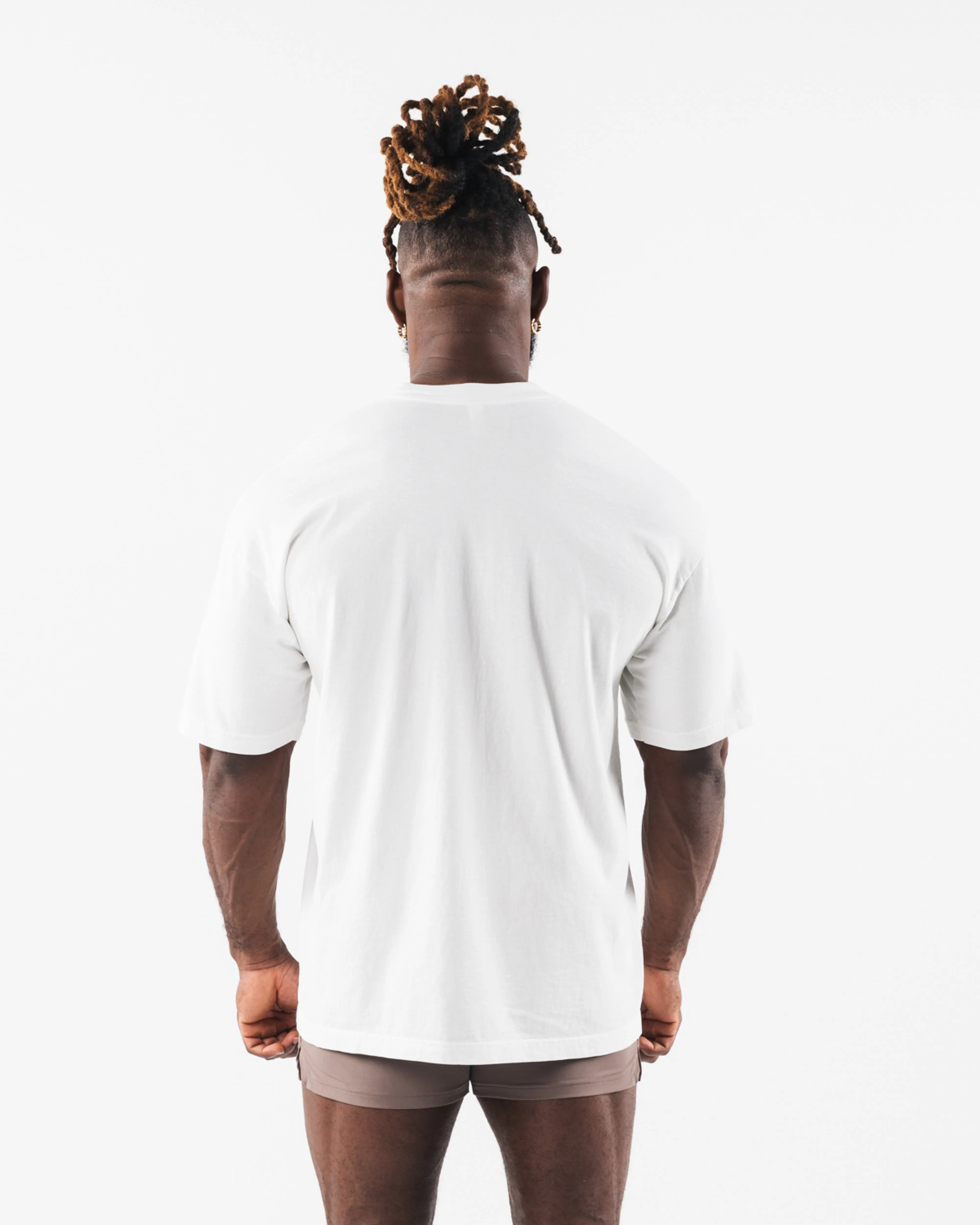 Heatmap Tee - White sold by Alphalete product image thumbnail 4