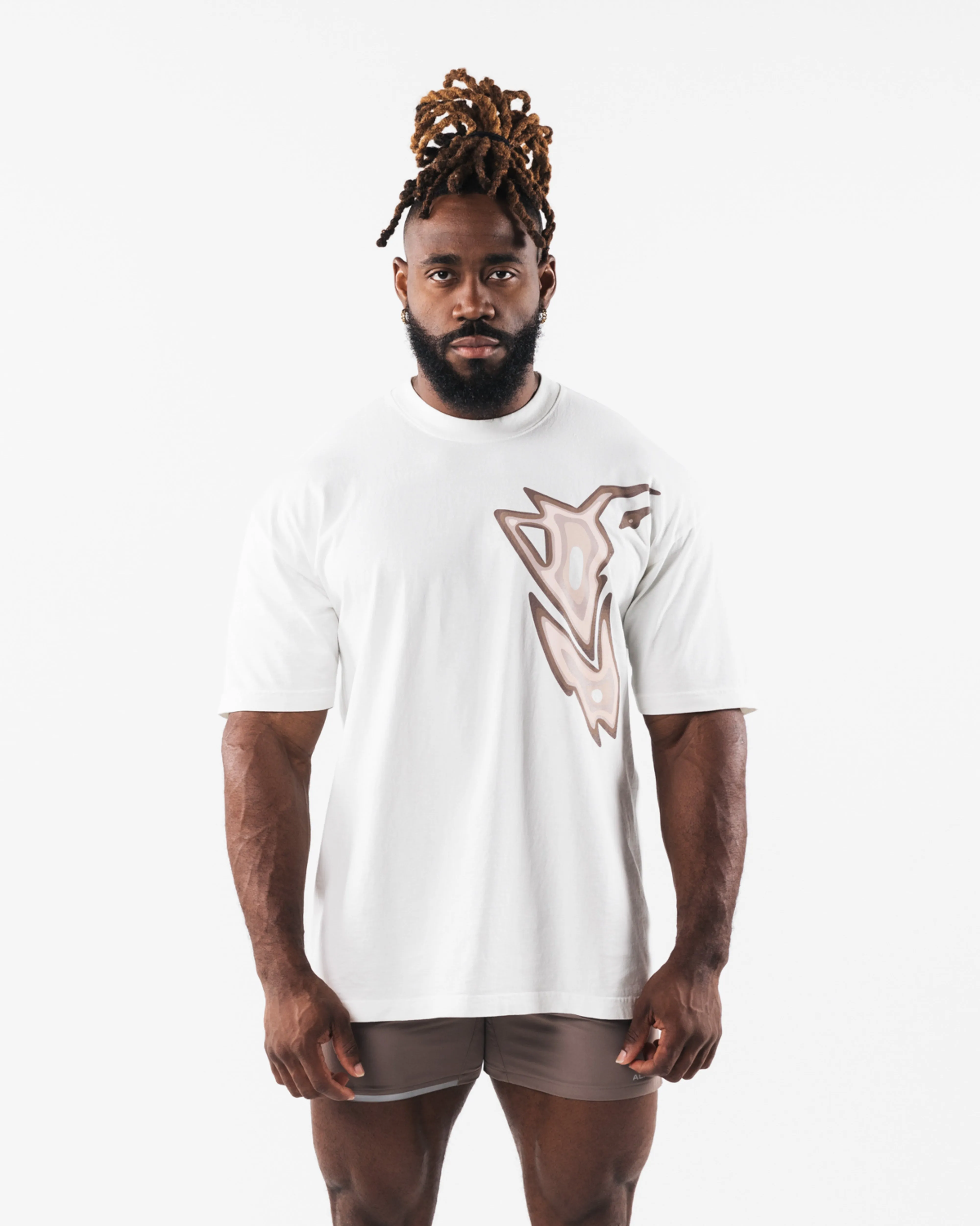 Heatmap Tee - White sold by Alphalete product image thumbnail 2
