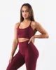 Aura Strappy Longline Bra - Cran sold by Alphalete