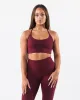Aura Strappy Longline Bra - Cran sold by Alphalete
