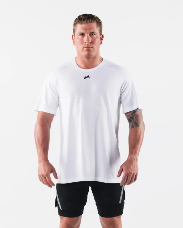Wolf Head Airtech Tee - White sold by Alphalete
