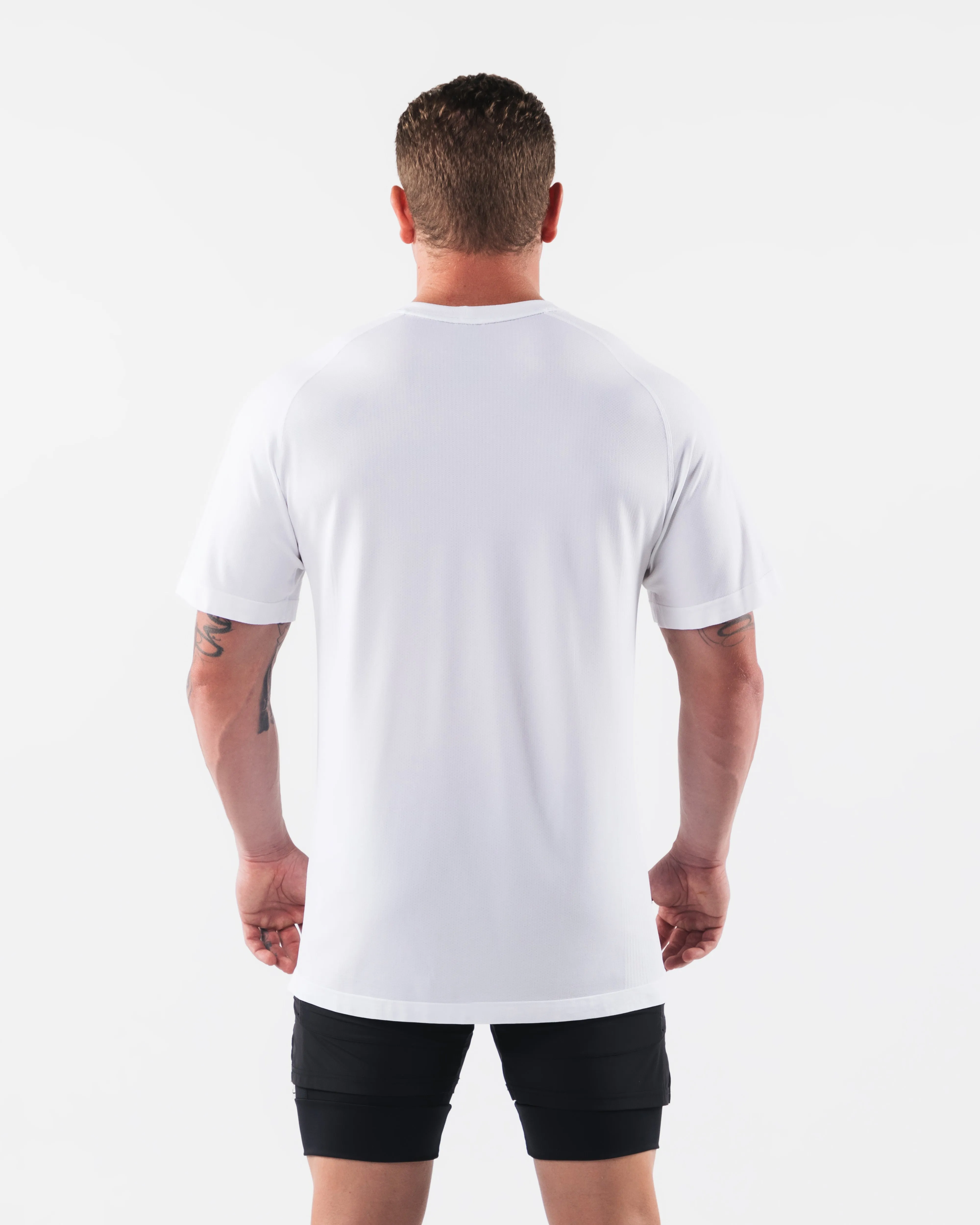 Wolf Head Airtech Tee - White sold by Alphalete product image thumbnail 4