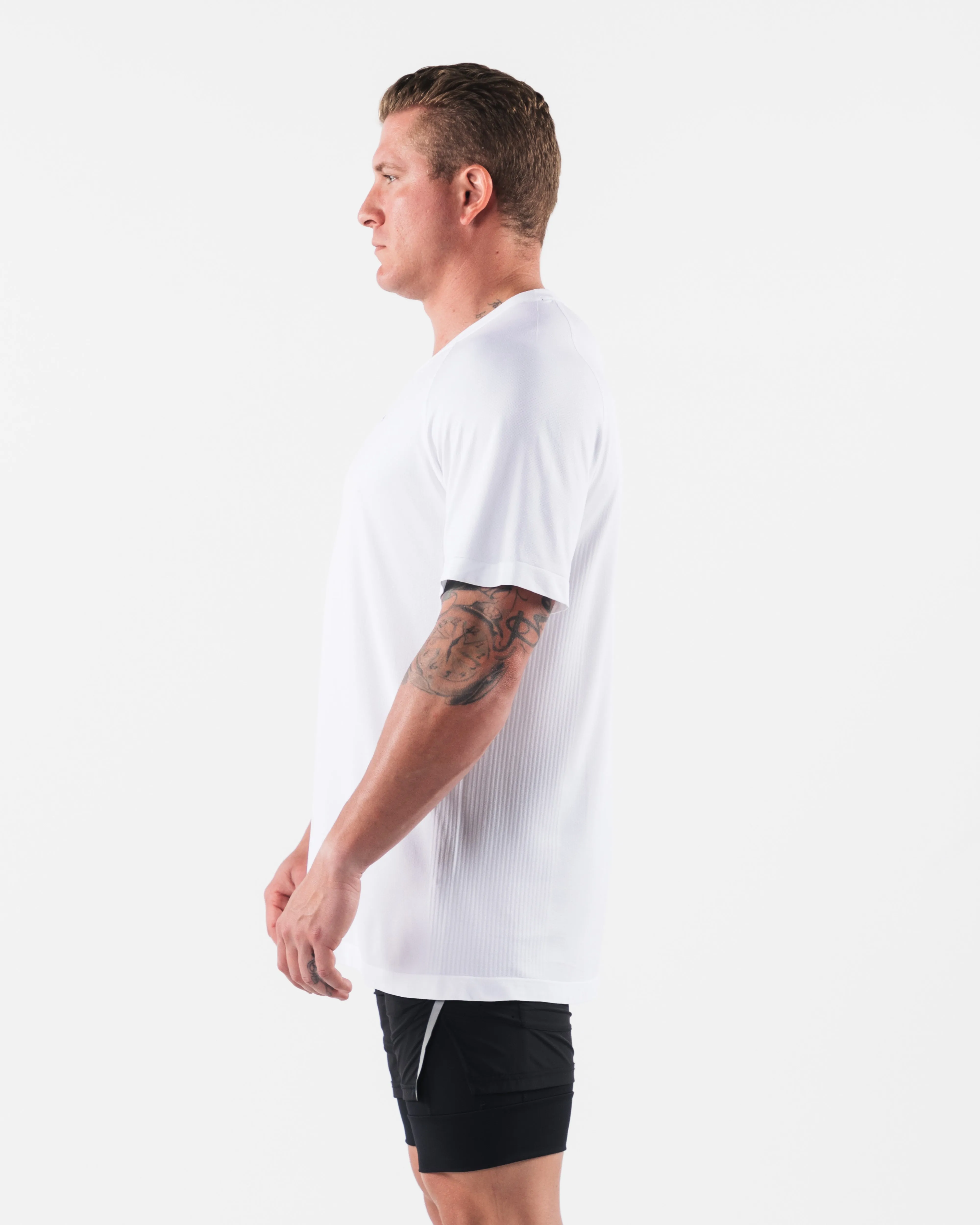 Wolf Head Airtech Tee - White sold by Alphalete product image thumbnail 3