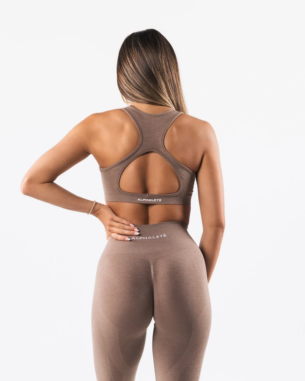 Amplify Contour Bra - Sand sold by Alphalete product image thumbnail 2