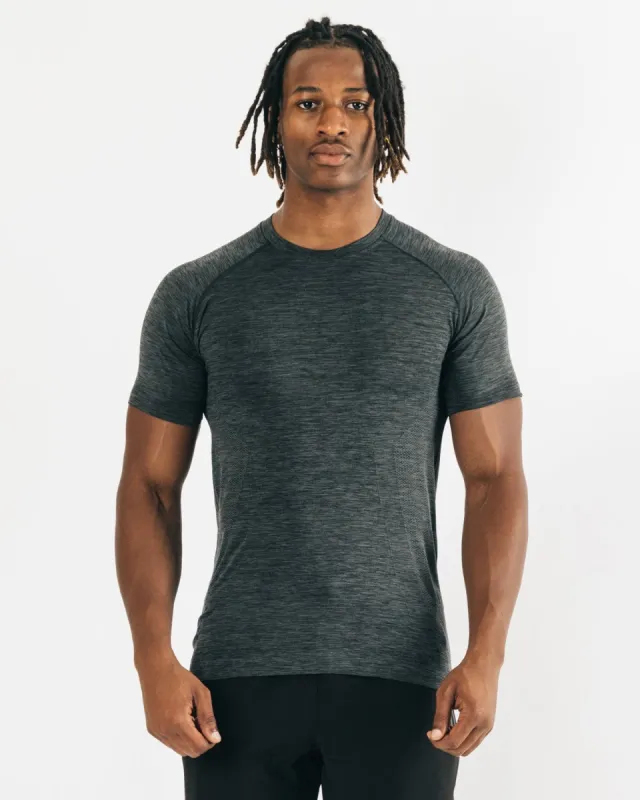 Hero Tee - Black Marl sold by Alphalete