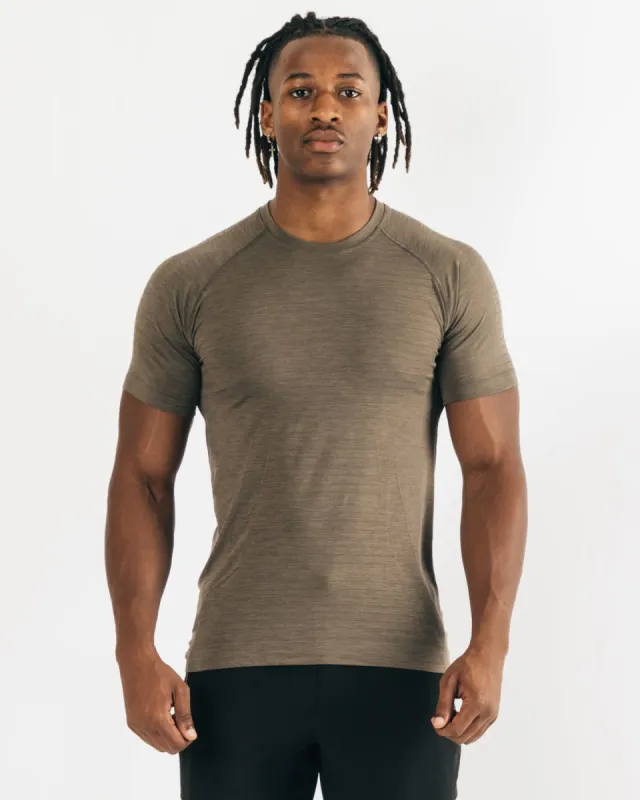 Hero Tee - Mocha sold by Alphalete