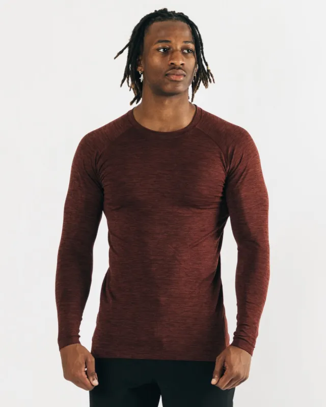 Hero Long Sleeve Tee - Copper sold by Alphalete