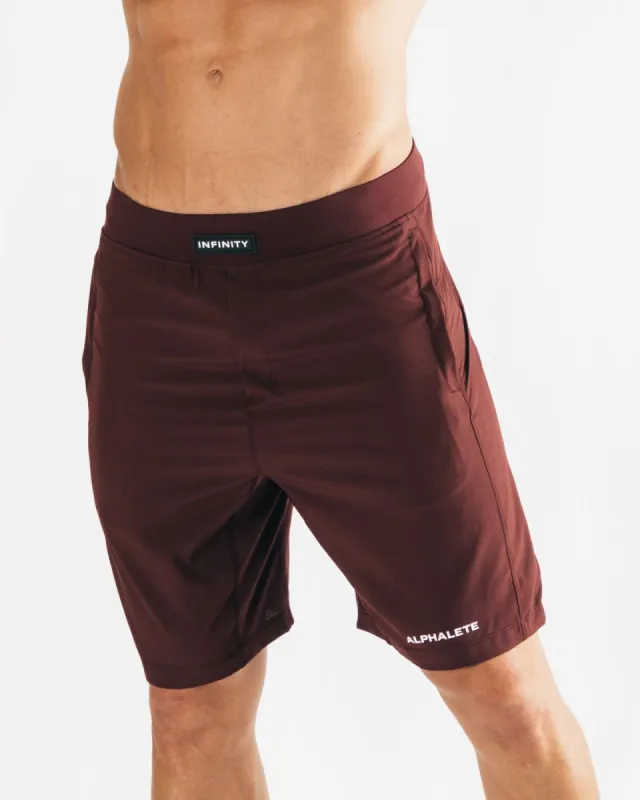 Infinity 9" Short - Merlot sold by Alphalete
