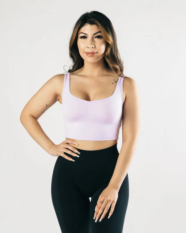 Ultrasoft Square Neck Tank - Lilac sold by Alphalete