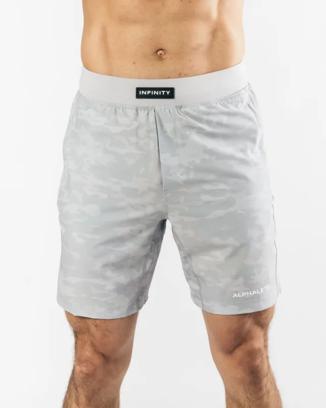 Infinity Short - Silver Summit sold by Alphalete