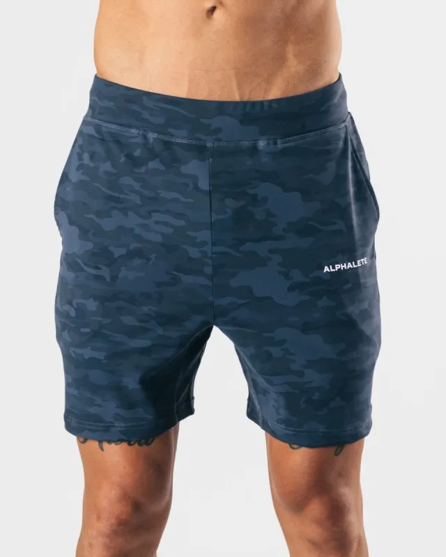 Premium Short - Dark Navy Camo sold by Alphalete