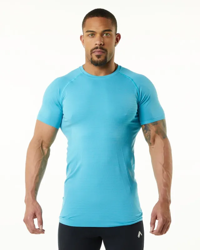 Hero Tee - Faded Ocean sold by Alphalete