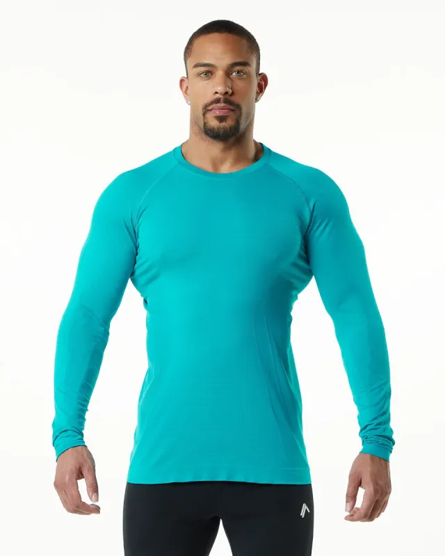 Hero Long Sleeve Tee - Ocean sold by Alphalete