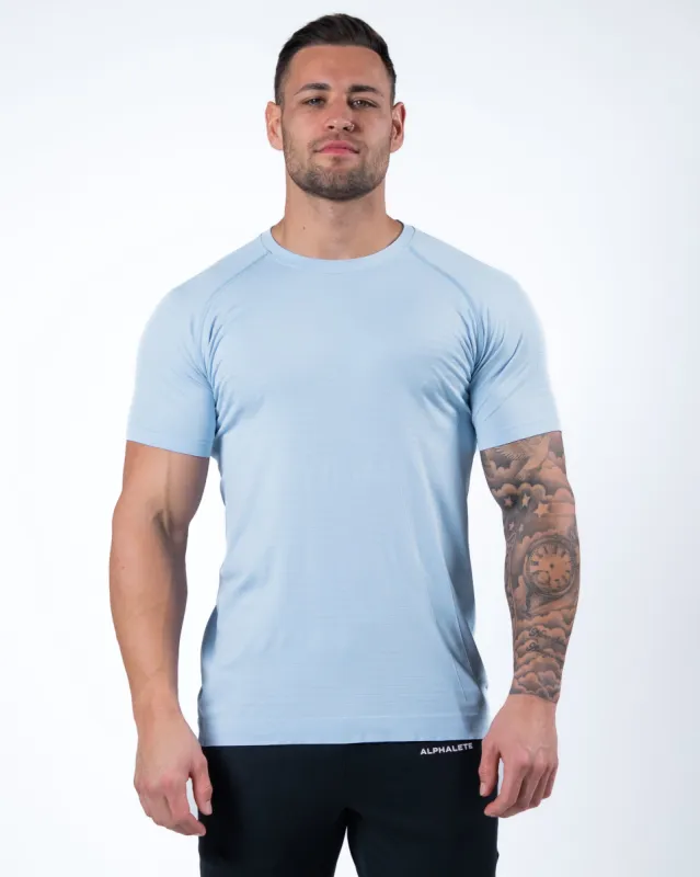 Hero Tee - Ice Blue sold by Alphalete