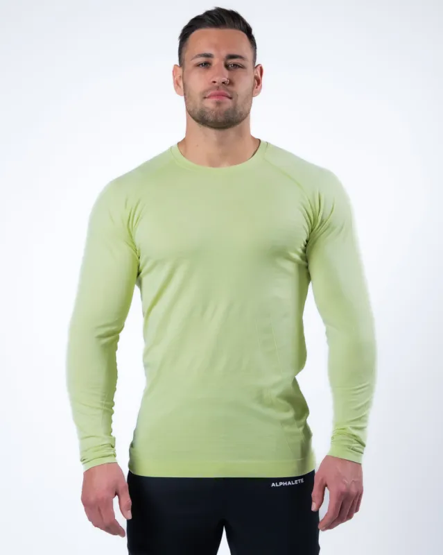 Hero Long Sleeve Tee - Frozen Spring sold by Alphalete