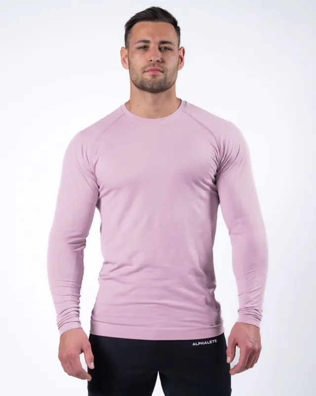 Hero Long Sleeve Tee - Bloom sold by Alphalete