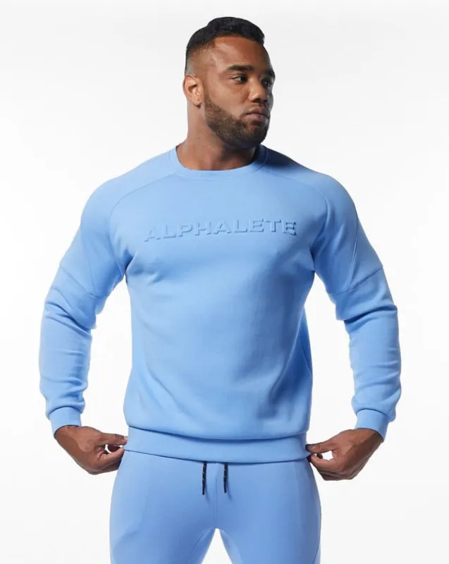 ELMTS Crewneck Sweater - Light Blue sold by Alphalete